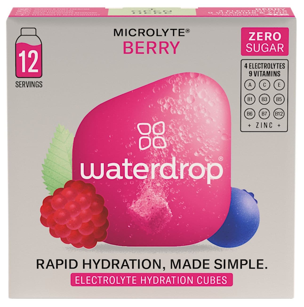 Waterdrop Microlyte Berry 12ks