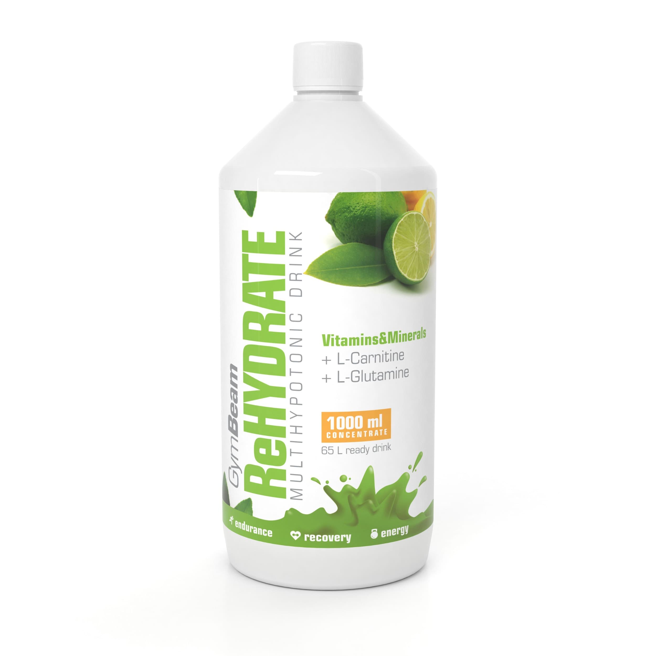 GymBeam ReHydrate citrón limetka 1000 ml