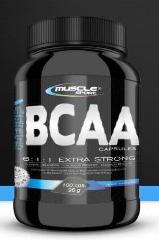 Musclesport BCAA 6:1:1 Extra Strong 100 kapslí