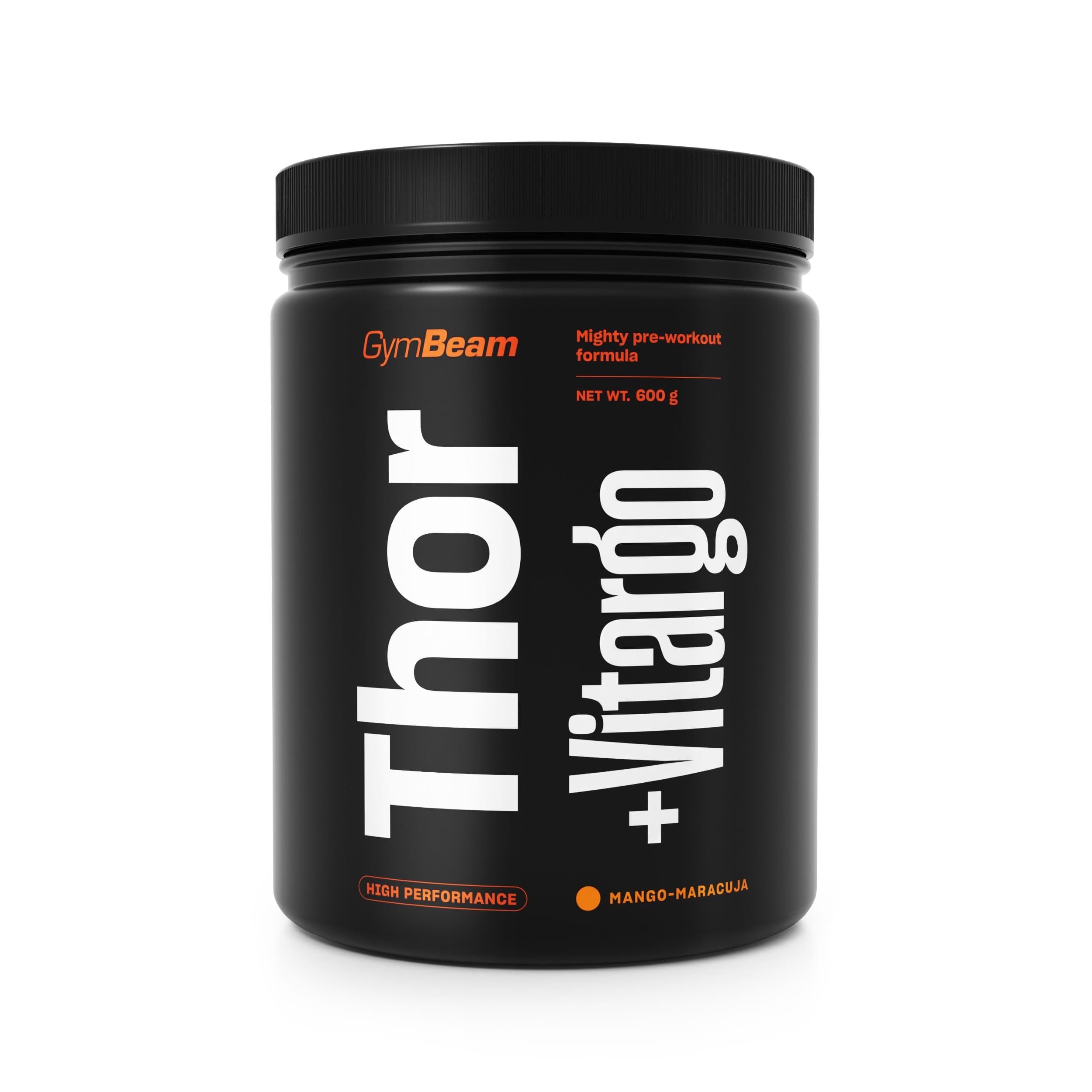 GymBeam Předtréningový stimulant Thor Fuel + Vitargo mango marakuja 600 g