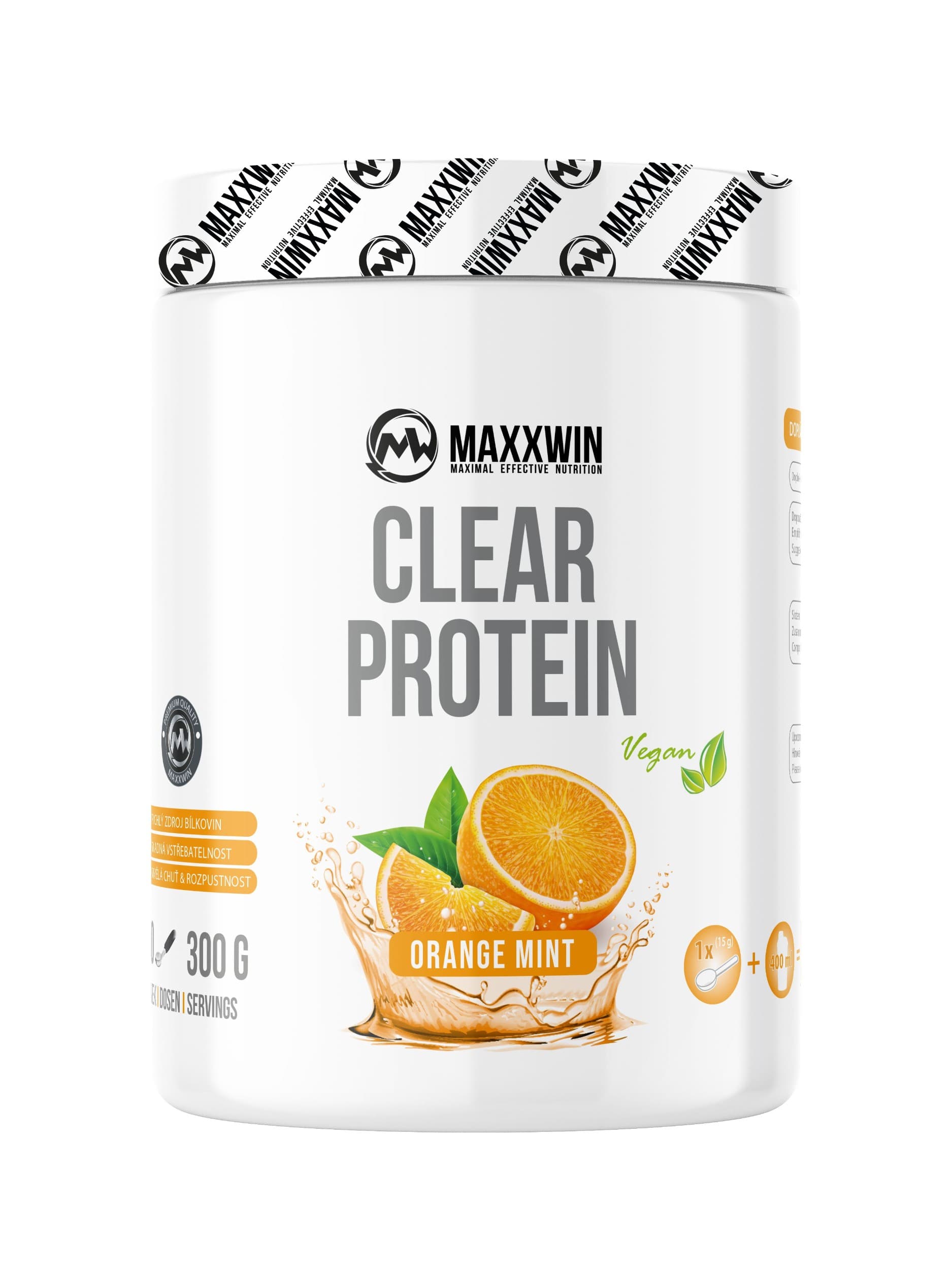 Maxxwin Clear protein orange mint 300g