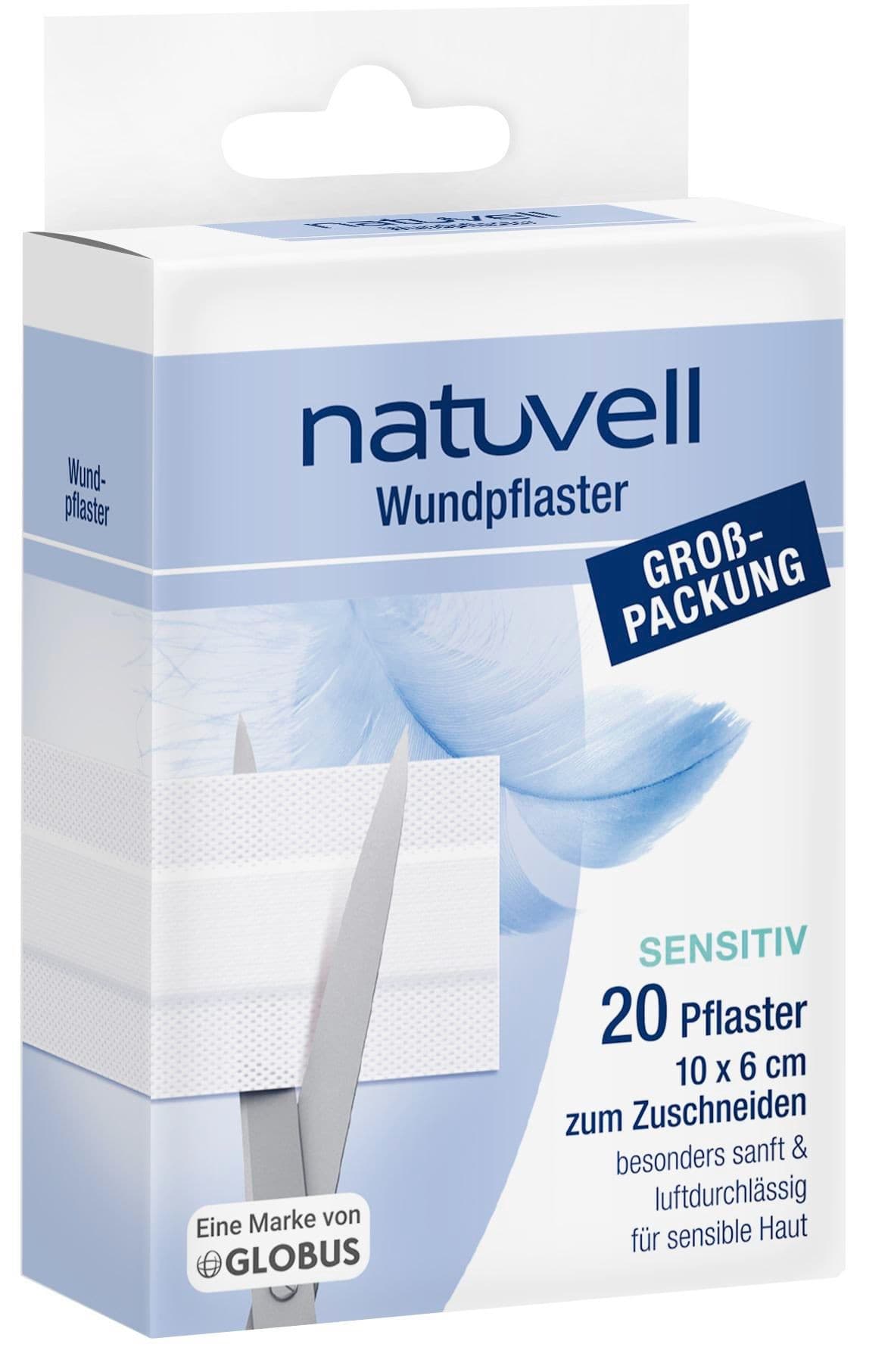 Natuvell náplast sensitiv 10X6cm