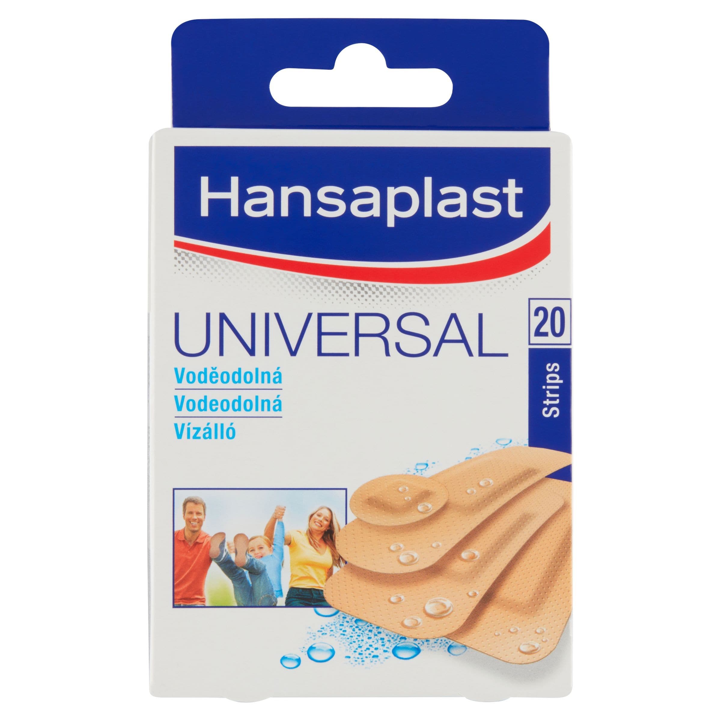 Hansaplast Universal voděodolná náplast 20 ks
