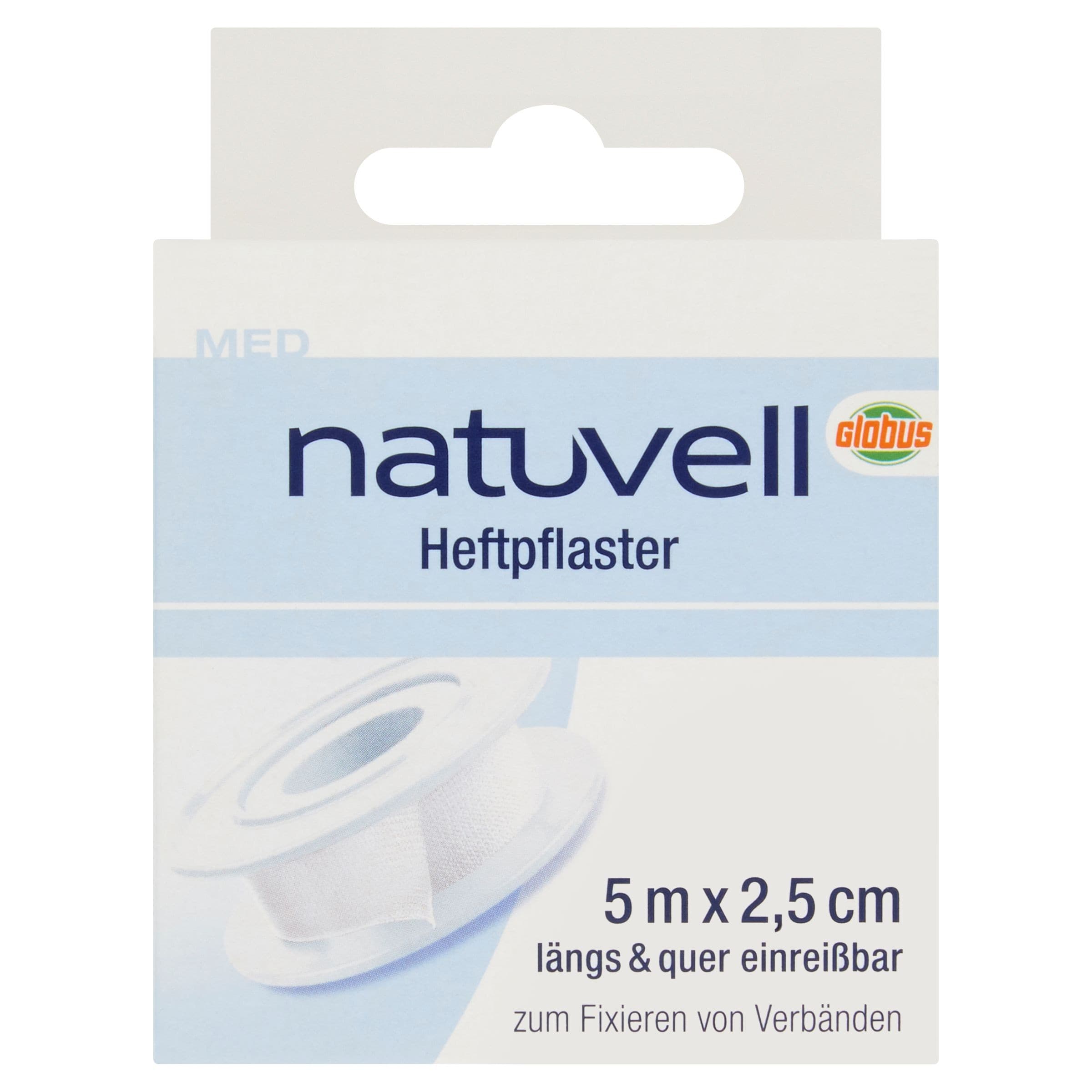 Natuvell Náplast cívková transparentní 2,5cm x 5m 1 ks