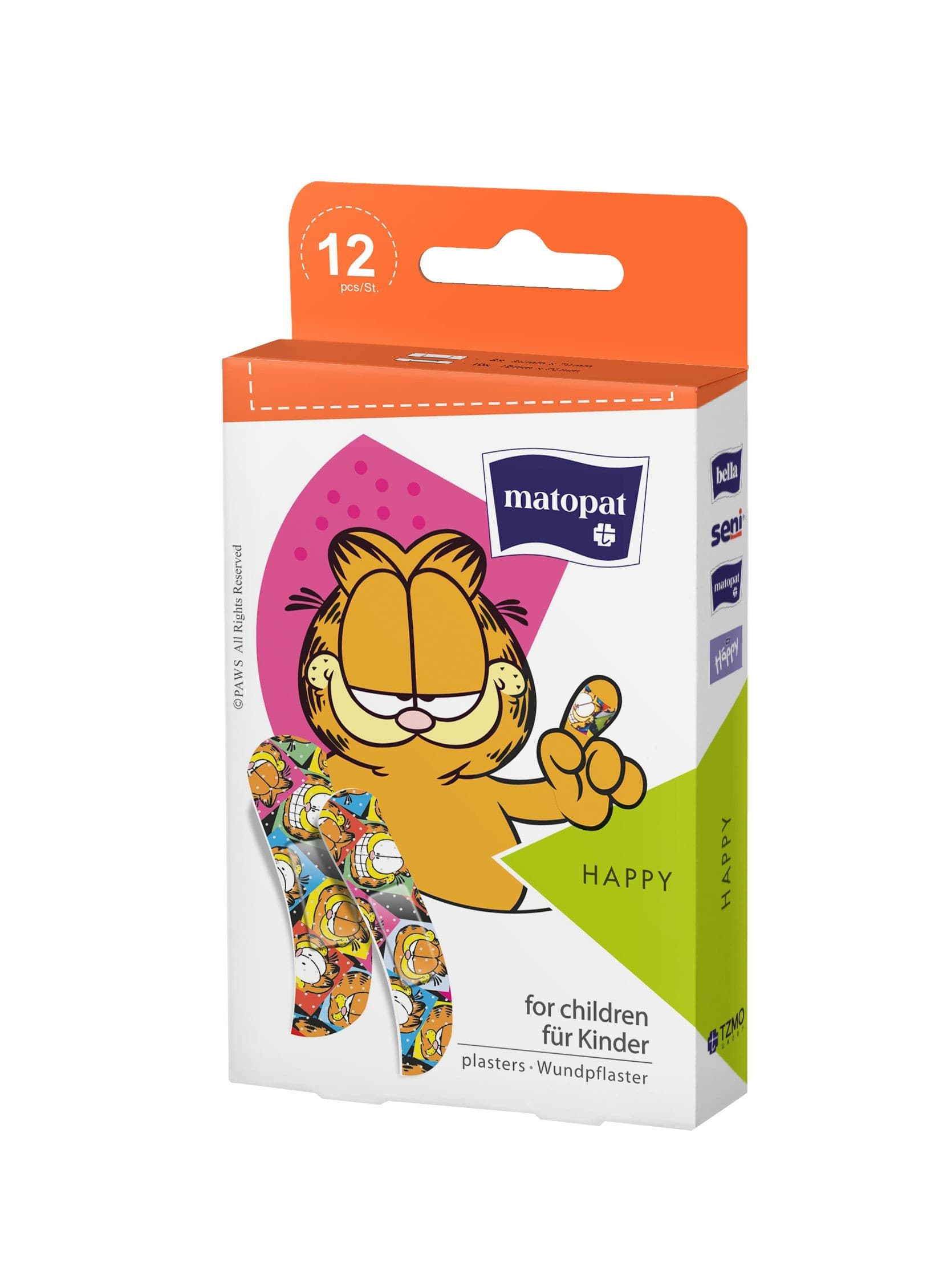 Matopat Náplast HAPPY 12 ks