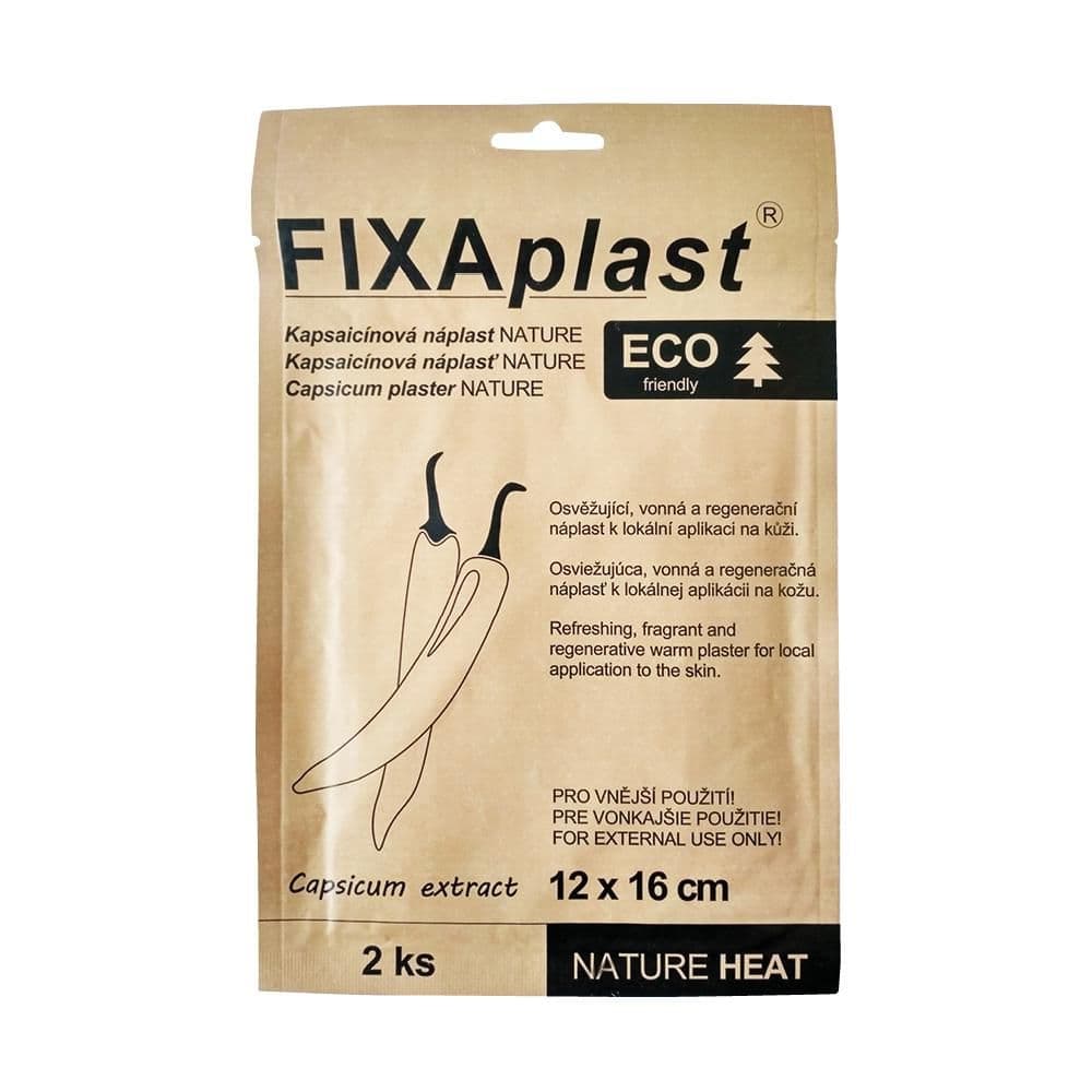 Fixaplast ECO Kapsaicínová hřejivá náplast 2ks