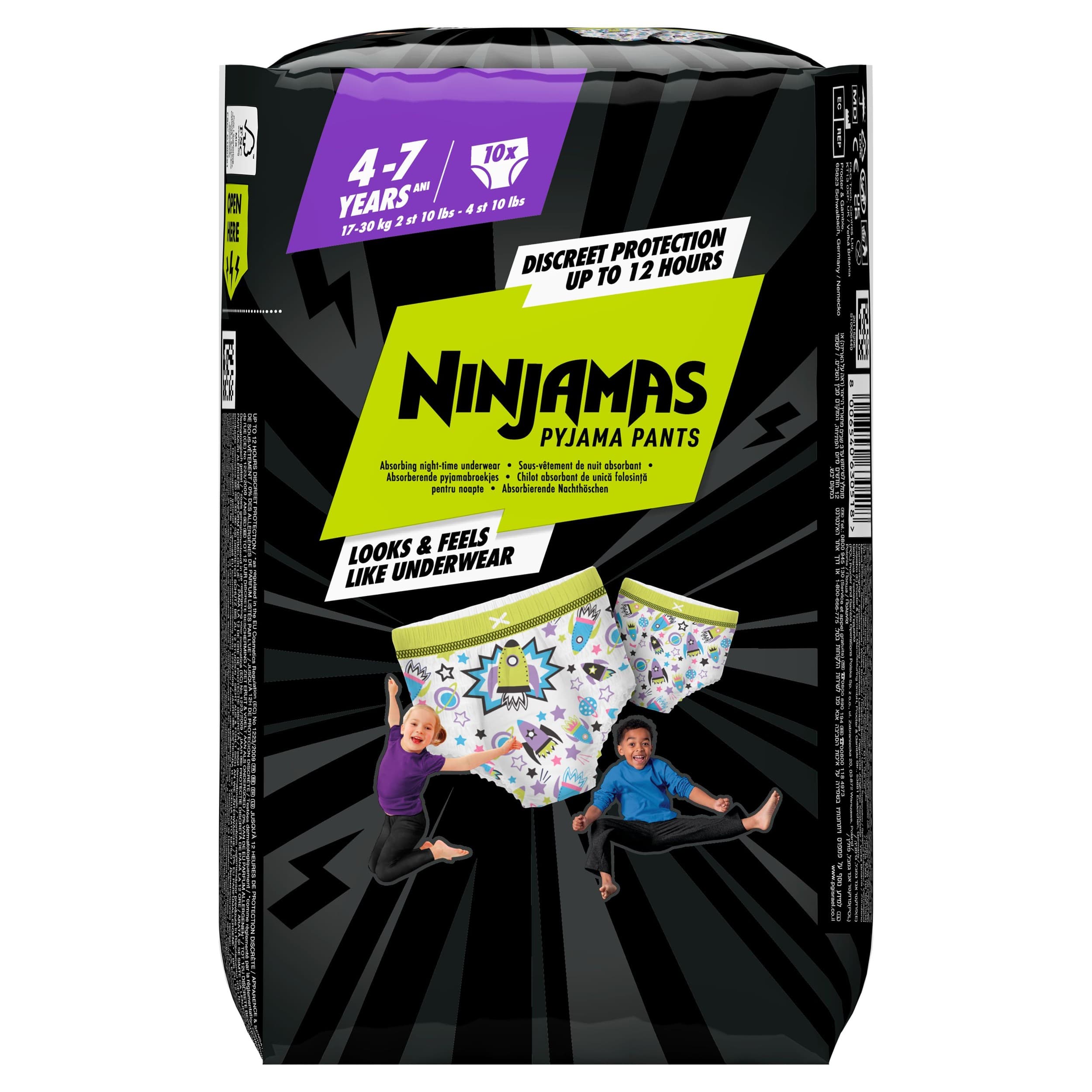 Ninjamas Pyjama Kalh Plenky V7 10ks Space
