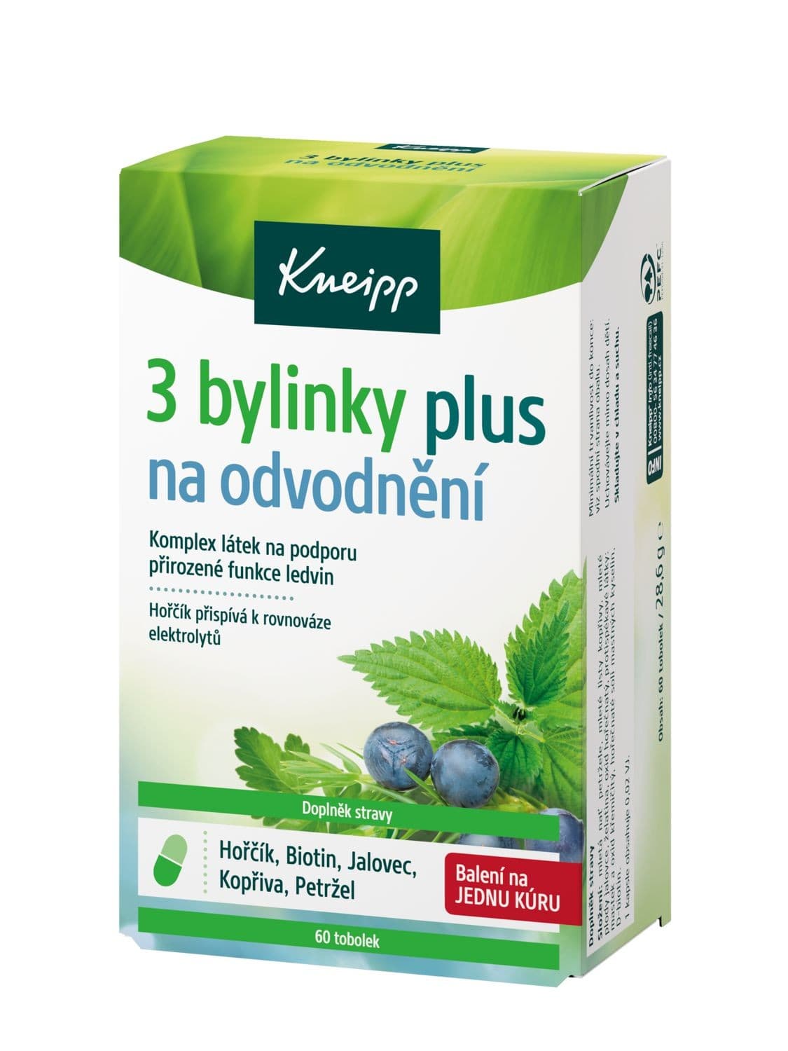 Kneipp 3 bylinky na odvodnění 60 tablet