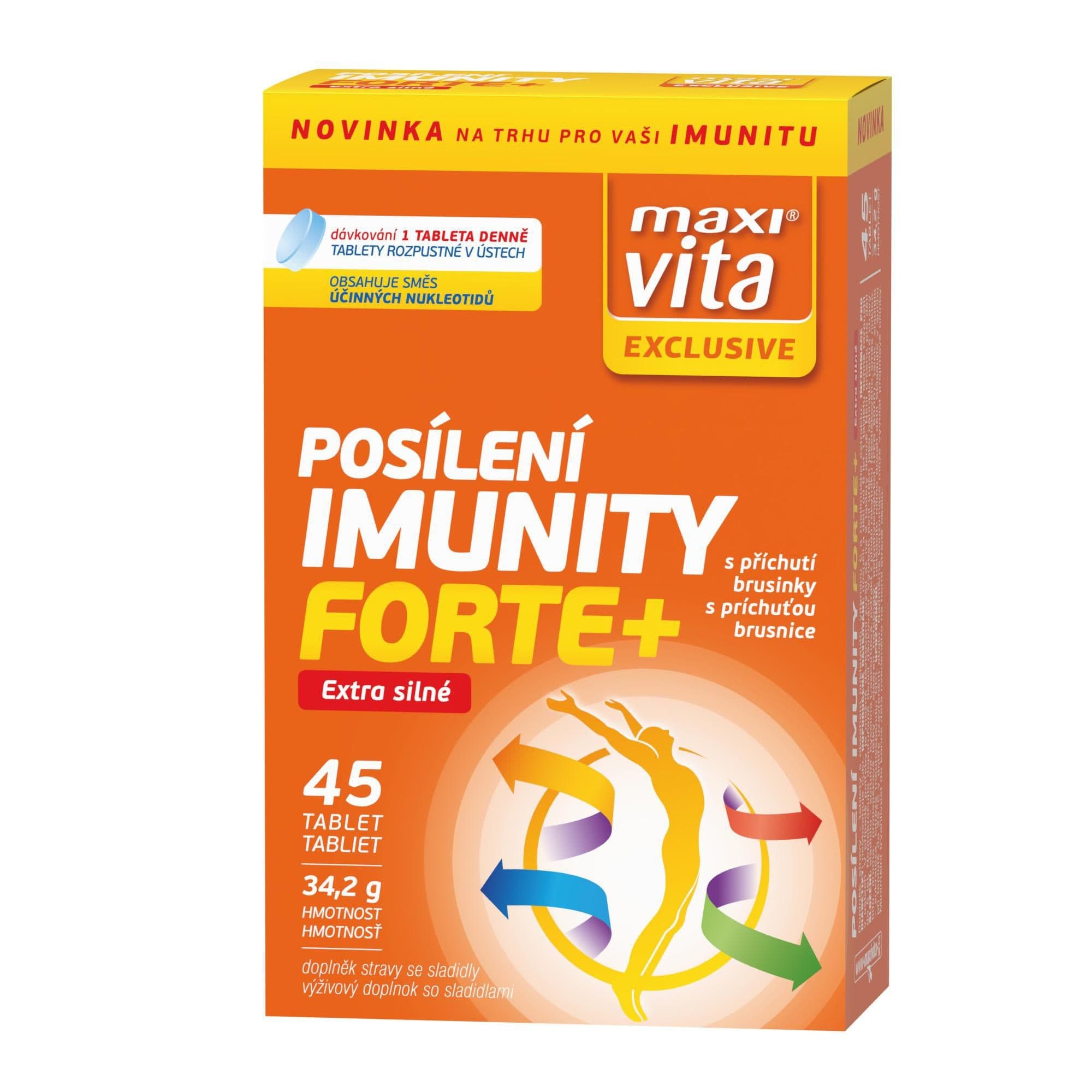 MaxiVita Exclusive Posílení Imunity Forte+ 45 tablet