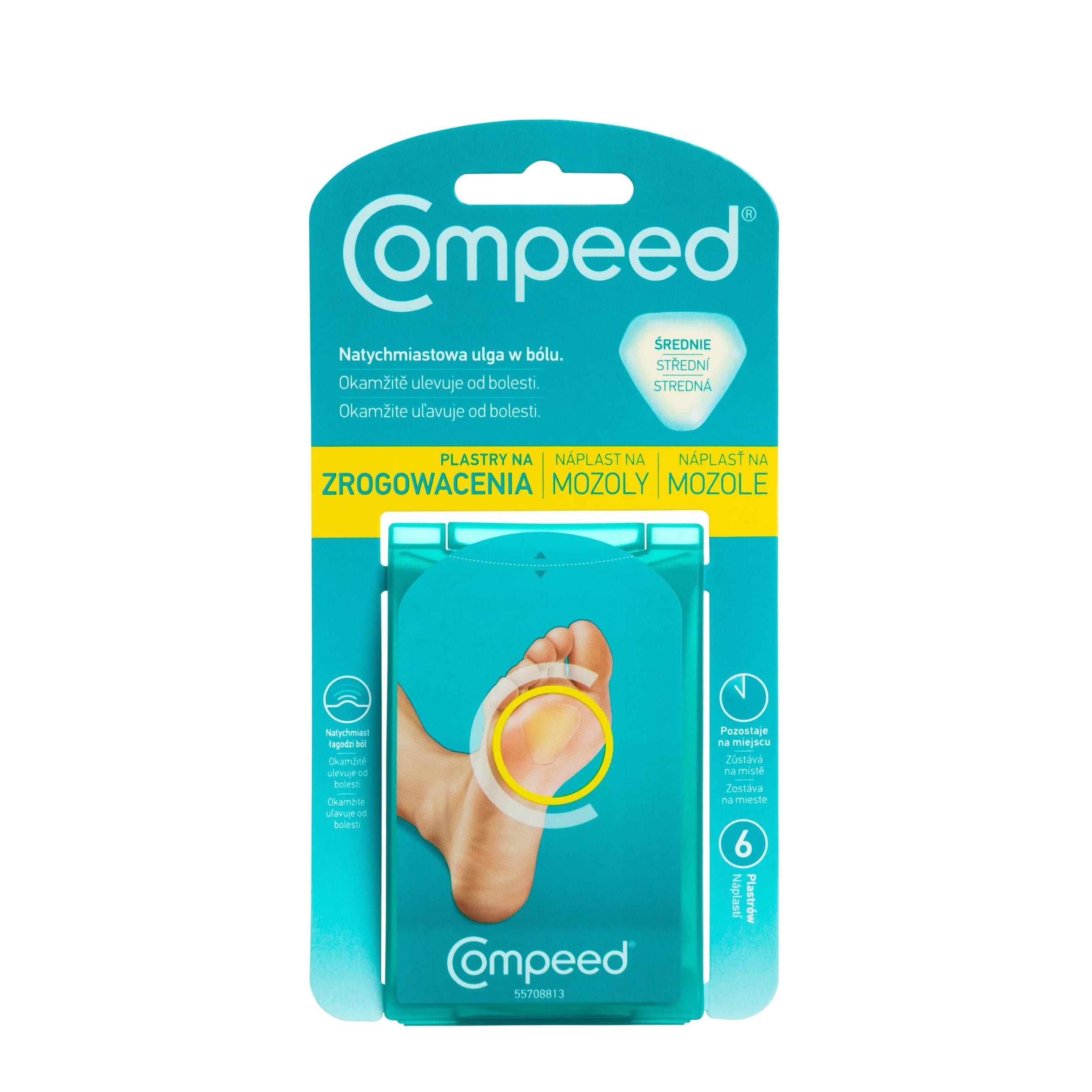 Compeed Náplast na mozoly 6 ks