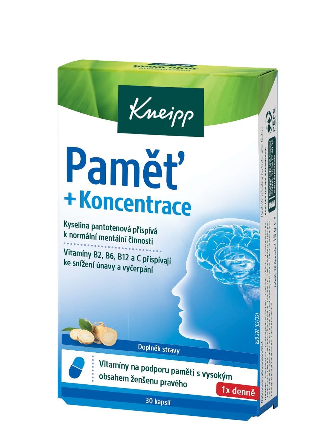 Kneipp Paměť a koncentrace 30 tablet