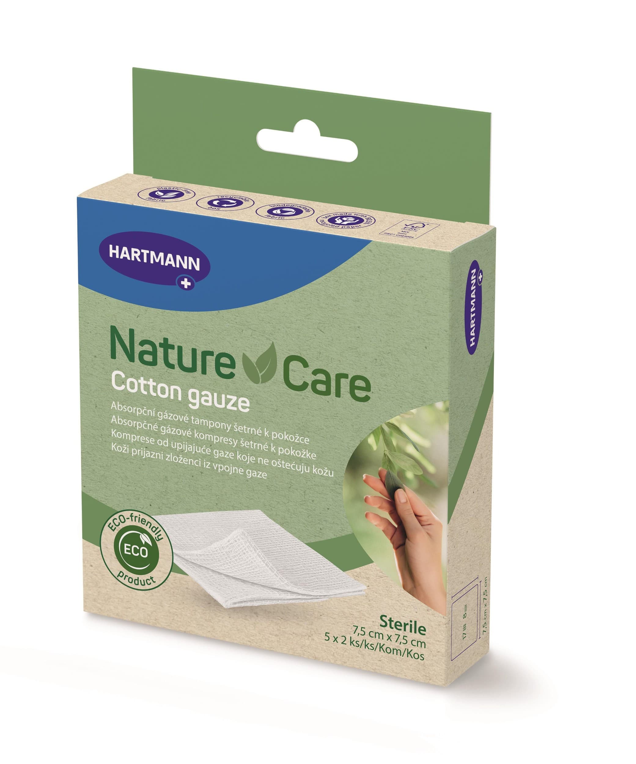 Cosmos Nature Care Gázový kompres Eko 10 ks