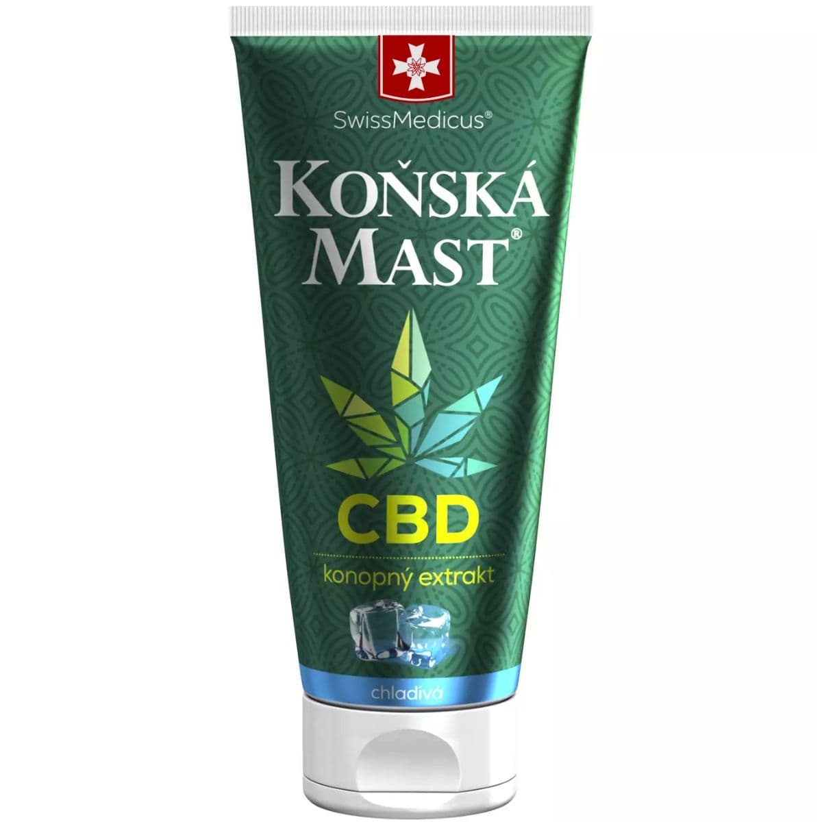 SwissMedicus Koňská mast s CBD chladivá 200 ml