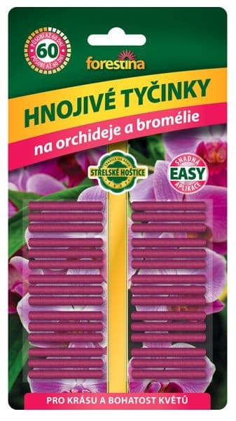 Forestina Hnojivé tyčinky na orchideje a bromélie 30 ks