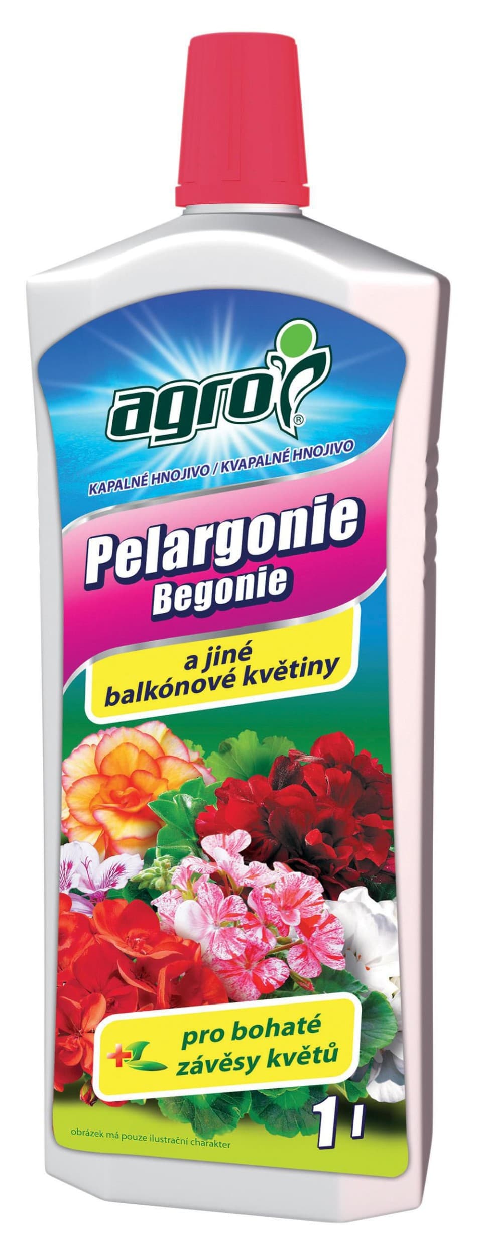 Agro Kapalné hnojivo muškáty a begonie 1 l