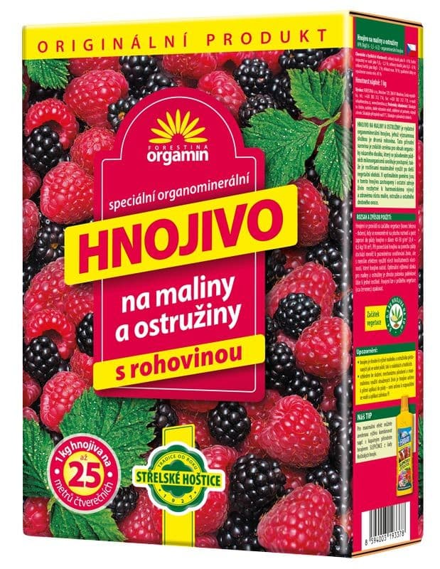 Orgamin Hnojivo na maliny a ostružiny 1 kg