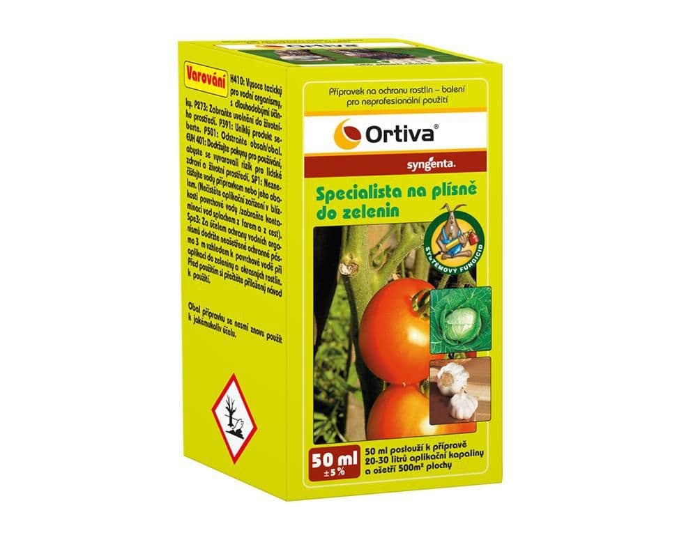 Fungicid Ortiva Specialista na plísně do zelenin 50ml