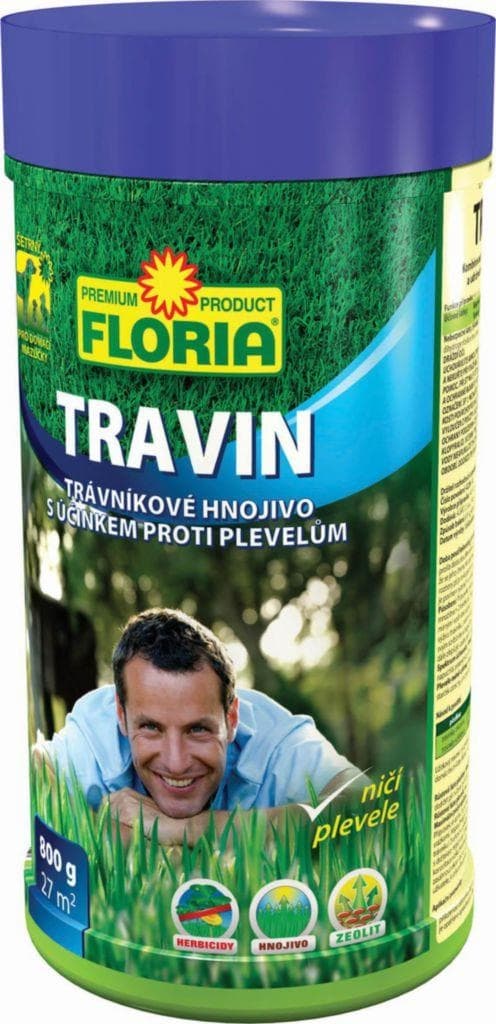 Floria Travin 800g 3v1 (hnojivo+herbicid+aktivátor půdy)