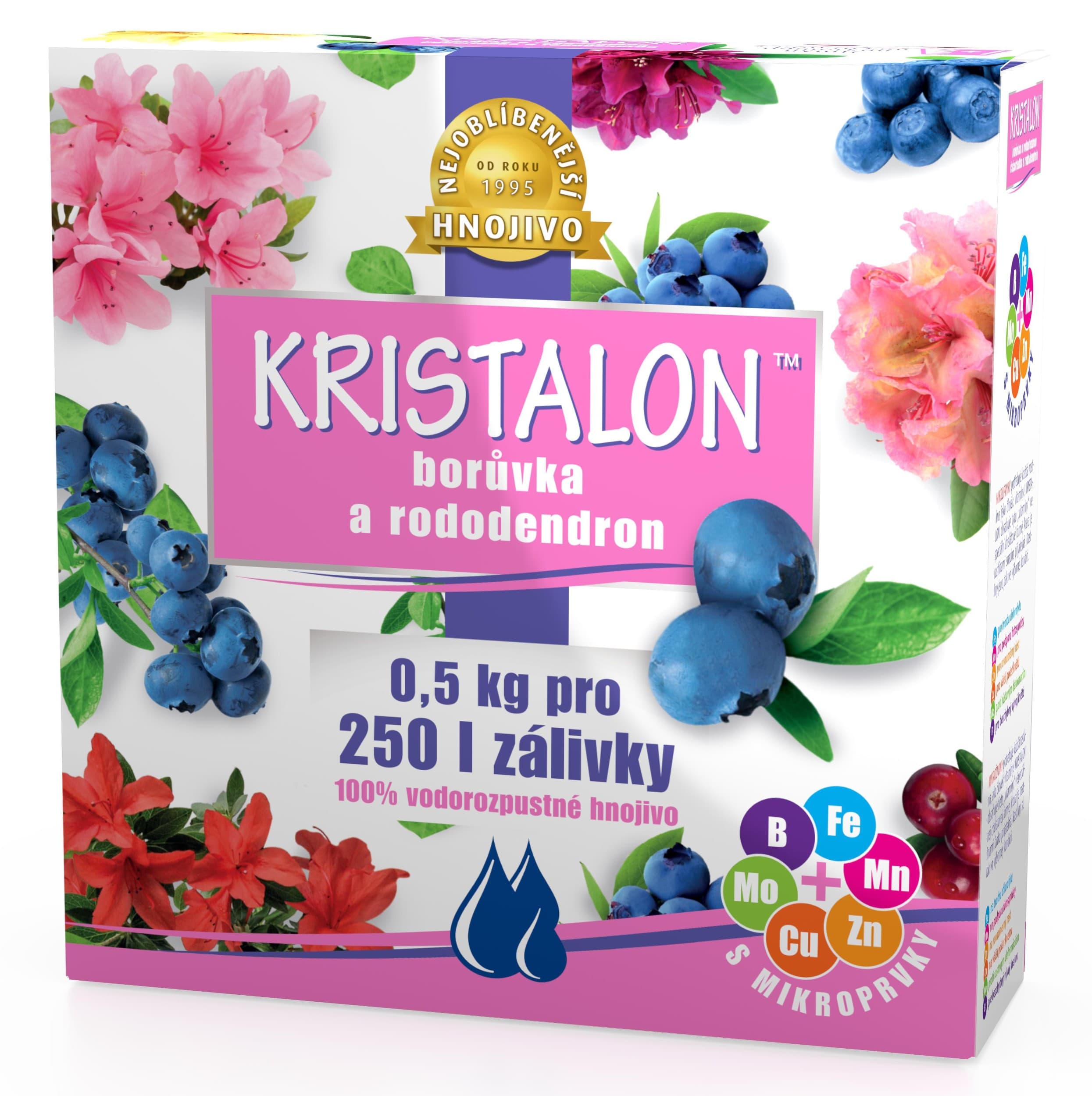 Kristalon Borůvky a Rhododendron 500g