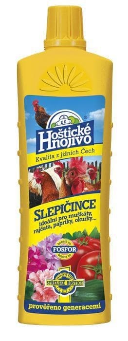 Hoštické hnojivo Slepičince 1 l