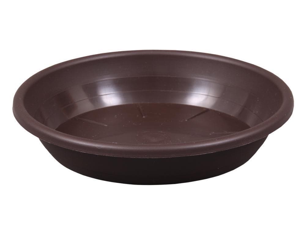 Podmiska pod květník SAKURA plastová d22cm, hnědá