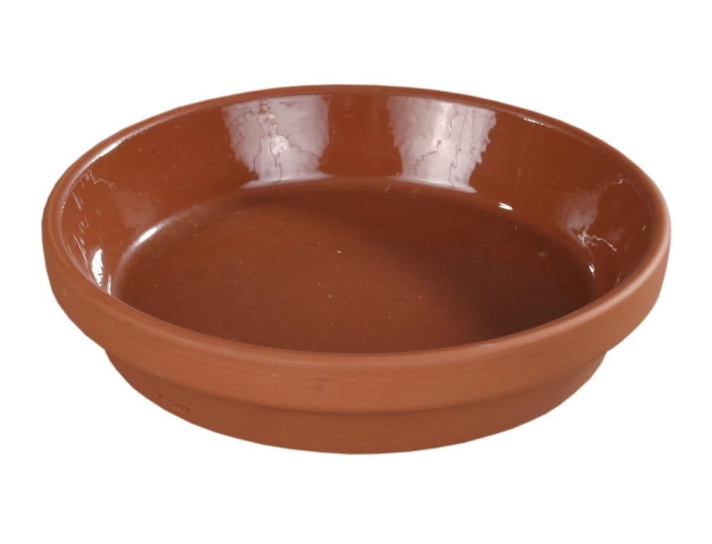 Podmiska d6/7cm pod květník klasik keramická terakota