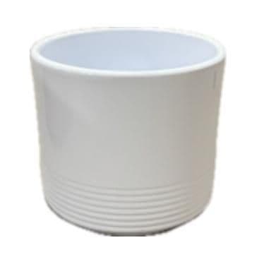 Obal keramický RILLE pr.14 cm bílý
