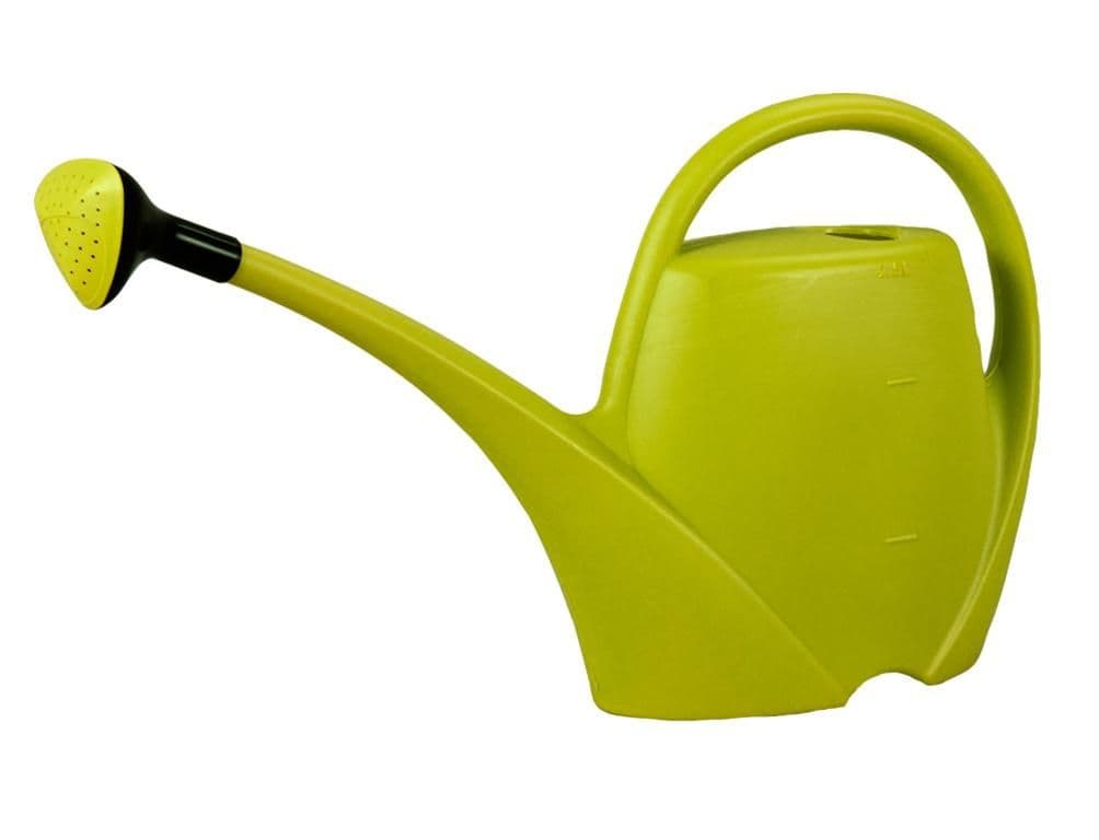 Konvička SPRING s růžicí plastová zelená 2,5l, 1 ks