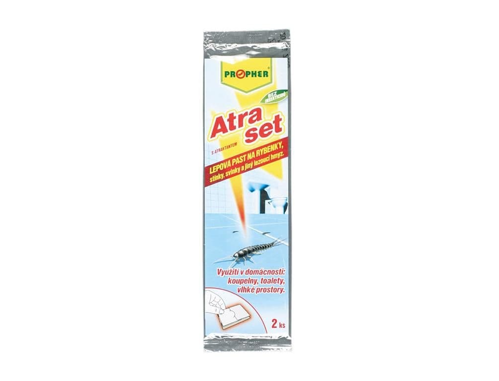 Lepová past ATRASET na rybenky 2ks