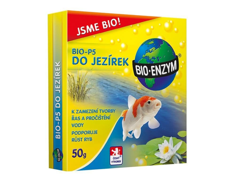 Aktivátor do jezírek BIO-P5 proti řasám a znečištění 50g