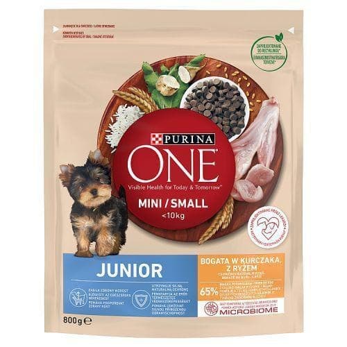 One MiniI Dog Junior Kuřecí s rýží 800g
