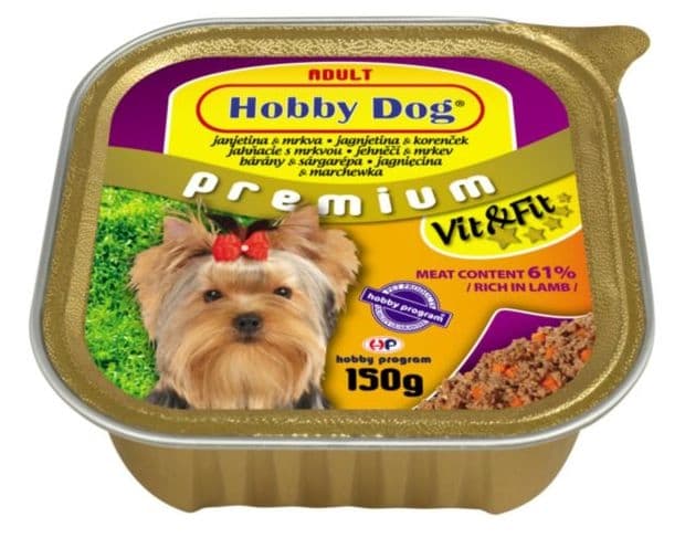 Hobby Dog jehněčí/mrkev 150 g