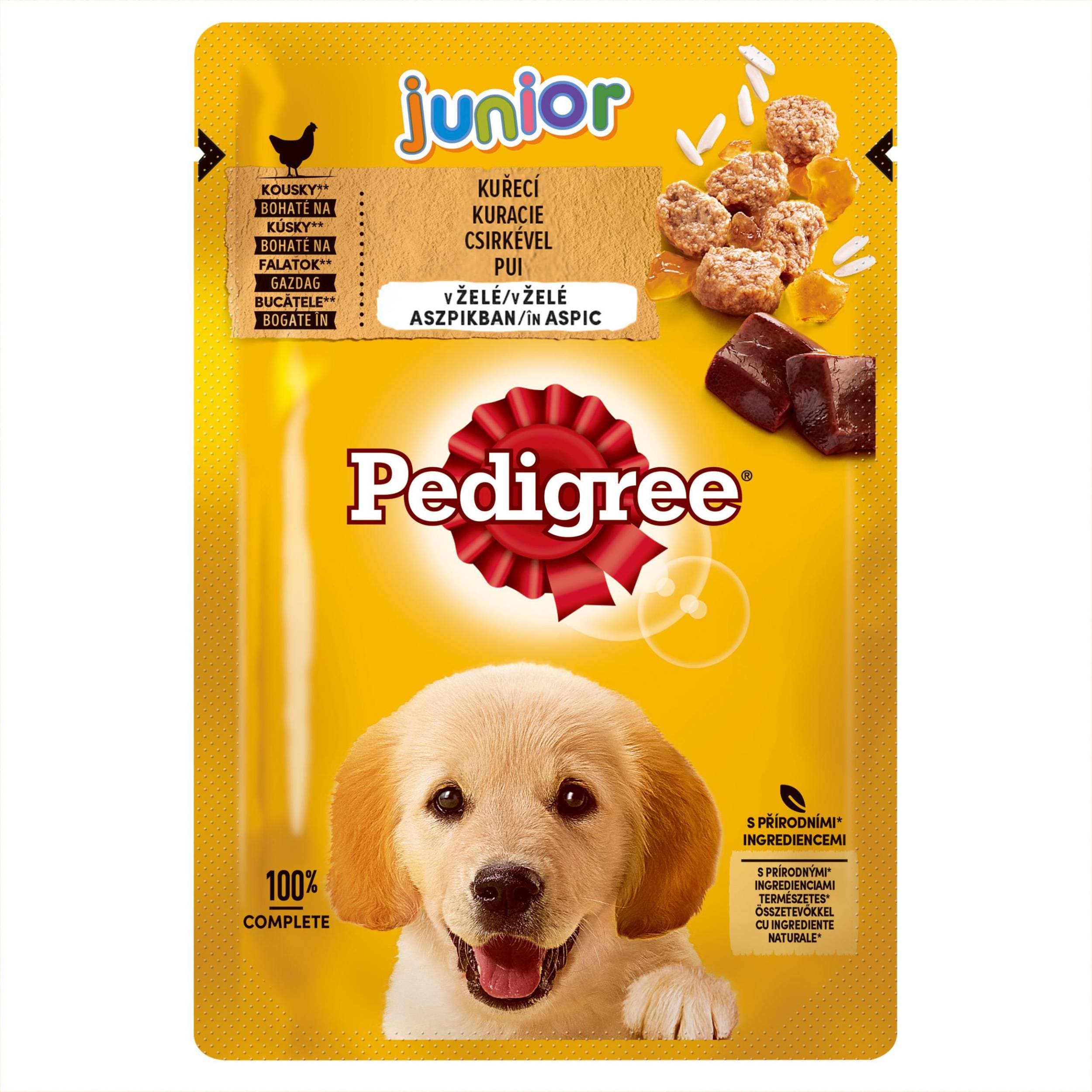 Pedigree kapsle junior želé kuře + rýže 100 g