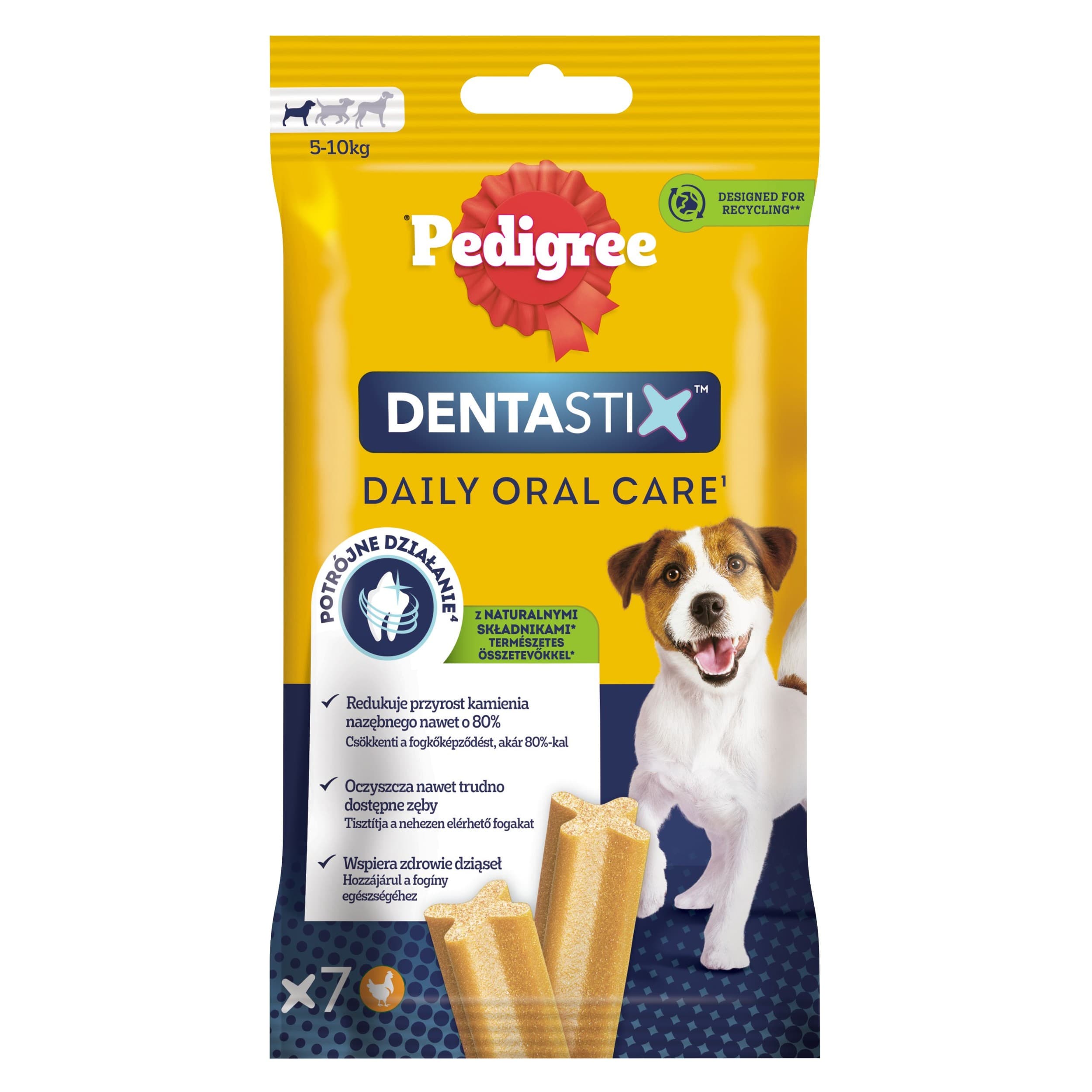 Pedigree DentaStix mini 5-10kg 7 tyčinek 110 g