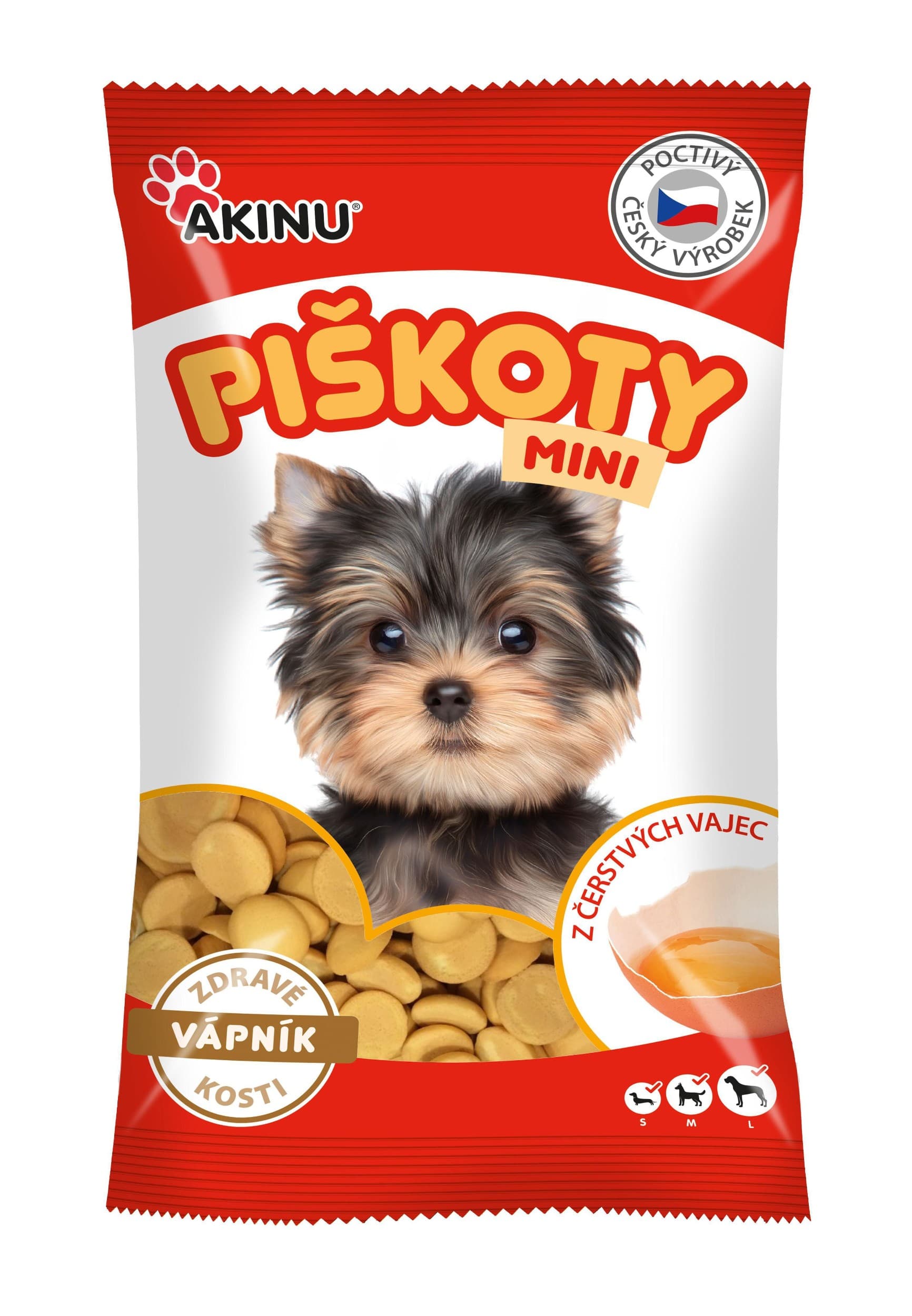 Akinu Mini piškoty s vápníkem 120 g