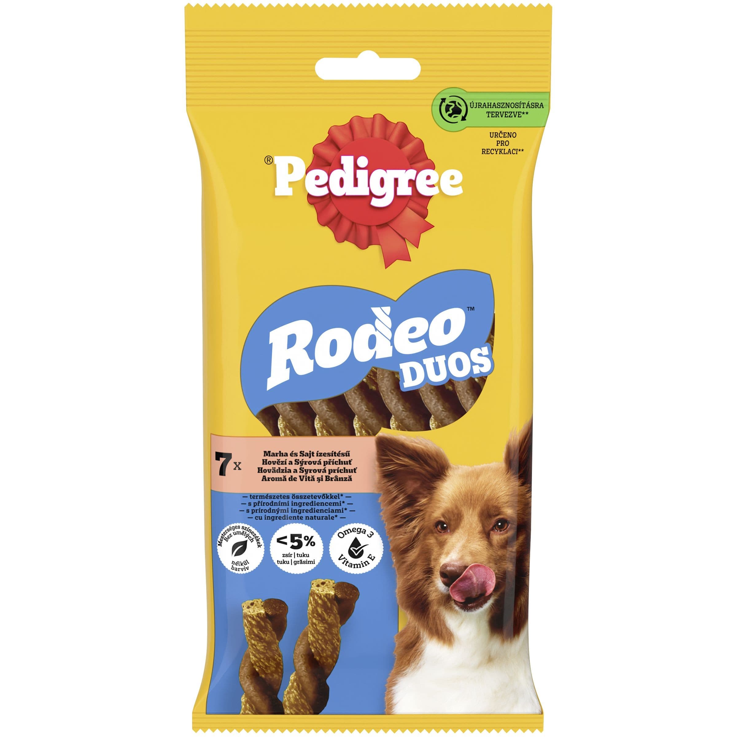 Pedigree Rodeo duos kuřecí se slaninou 123 g
