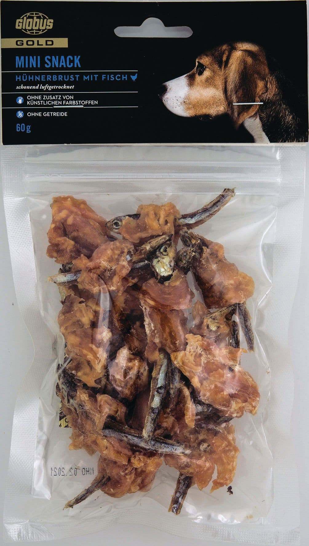 Mini snack kuřecí s rybou 60 g