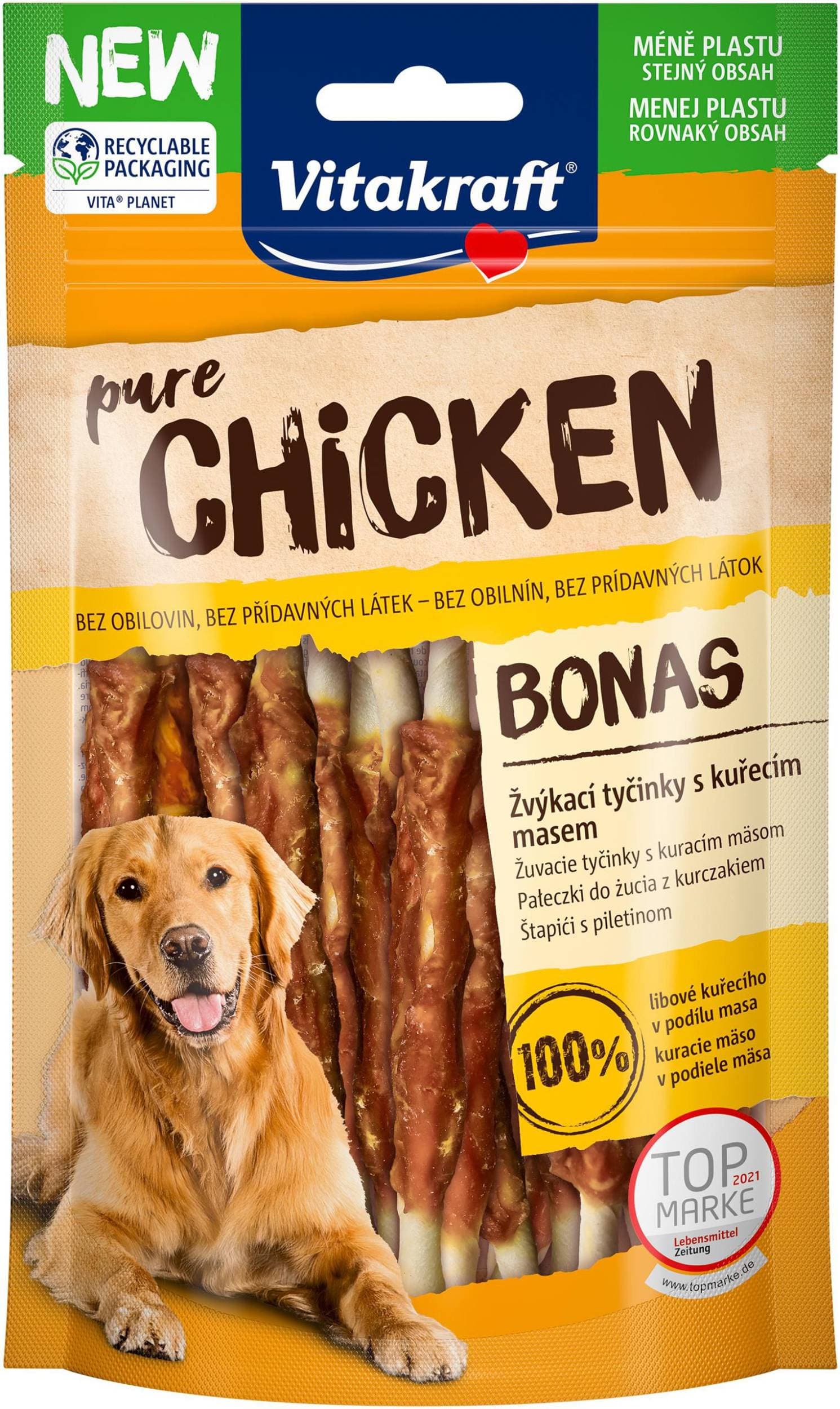Vitakraft Chicken bonas žvýkací tyčinky kuřecí 80 g
