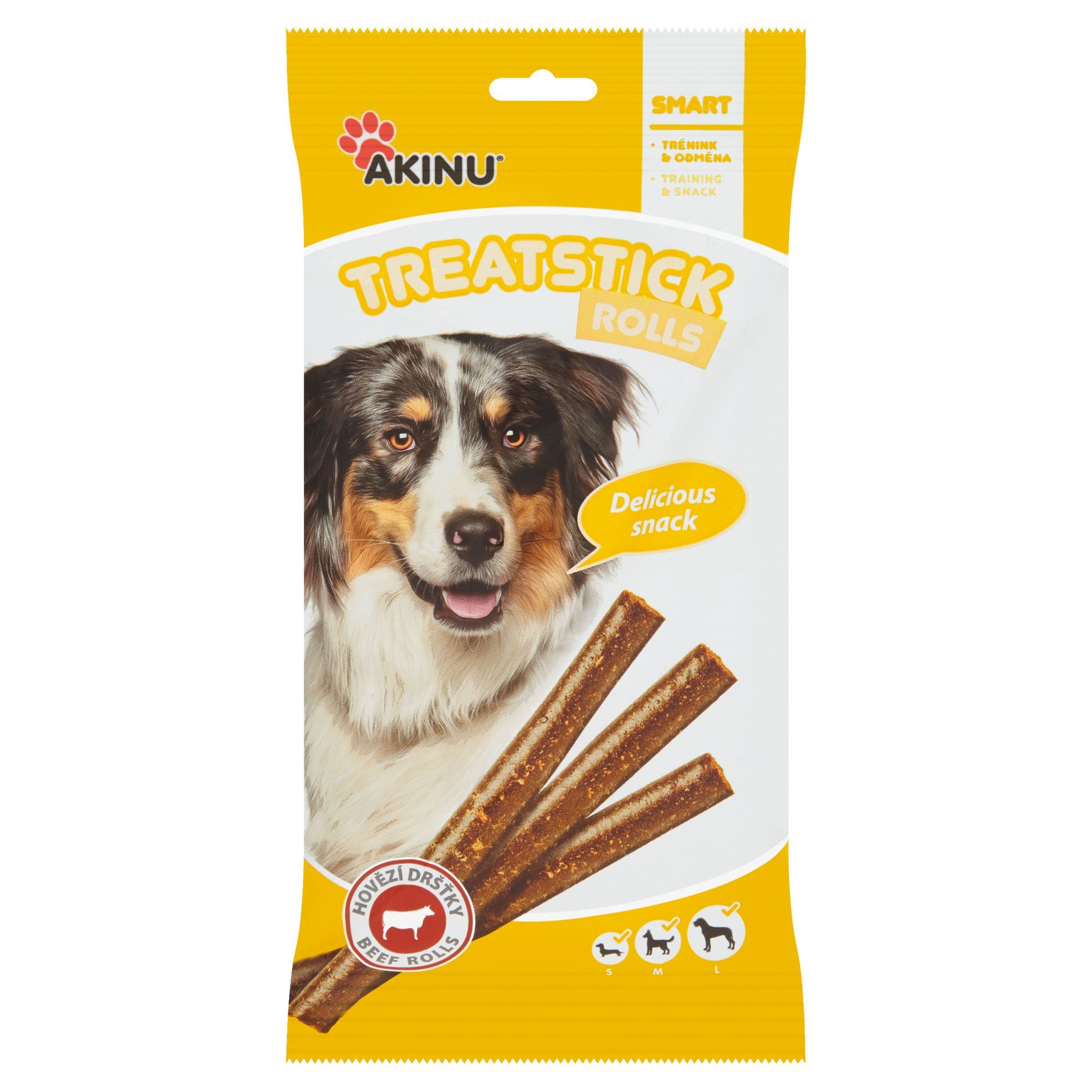 Akinu Treatstick tyčinky s dršťkami 12 ks 120 g