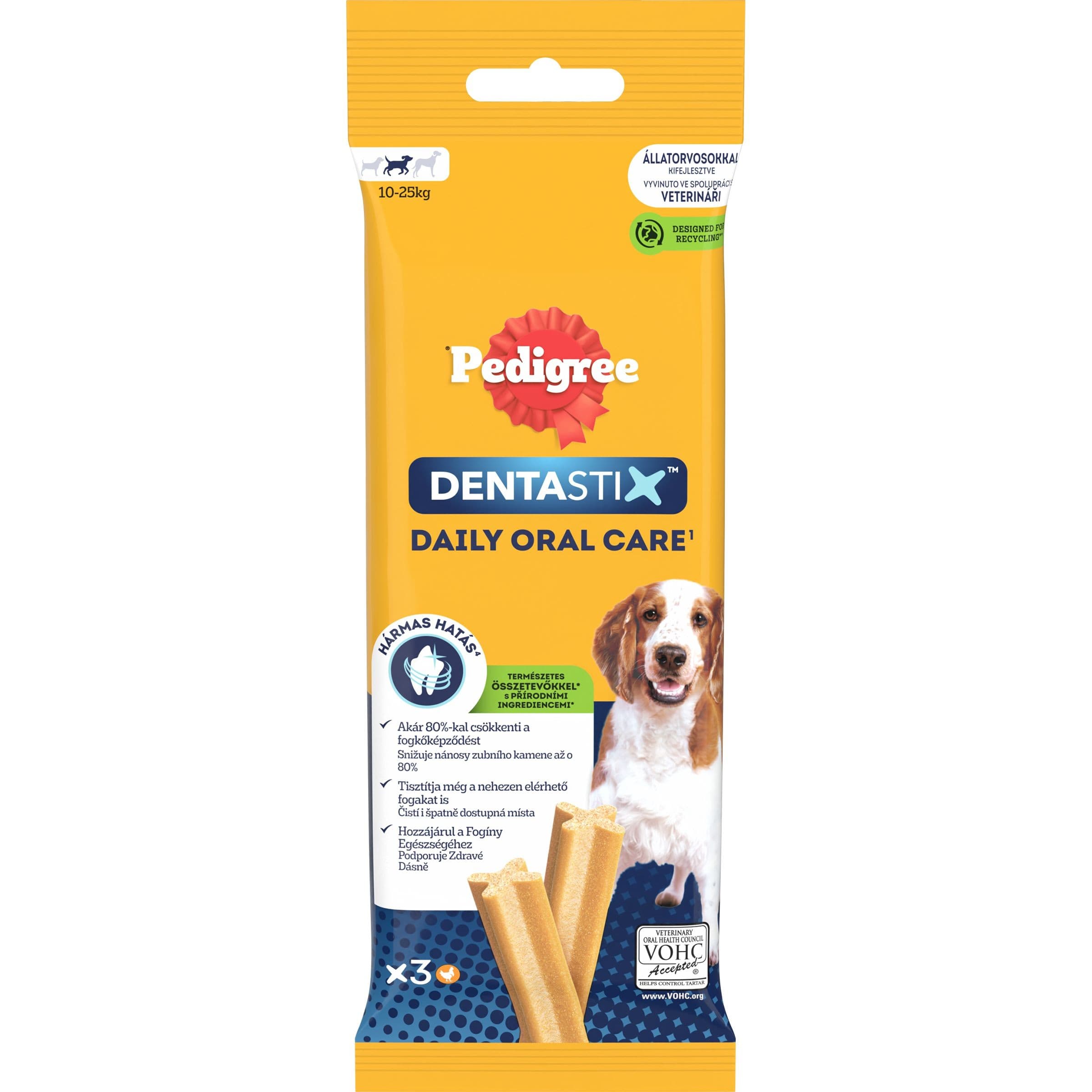 Pedigree Dentastix medium 3 tyčinky 77 g