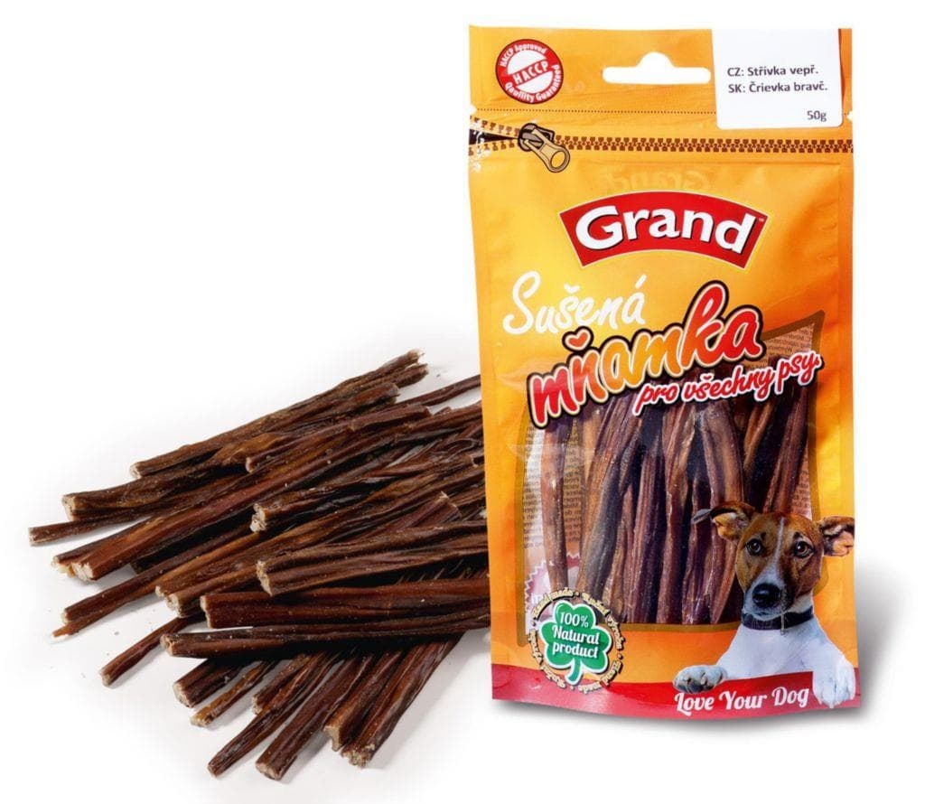 Grand Snack střívka vepřová pro psa 50 g