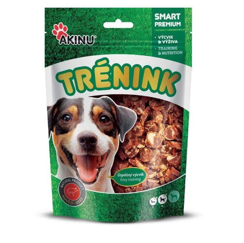 Akinu Hovězí, treska trénink pro psy 120g