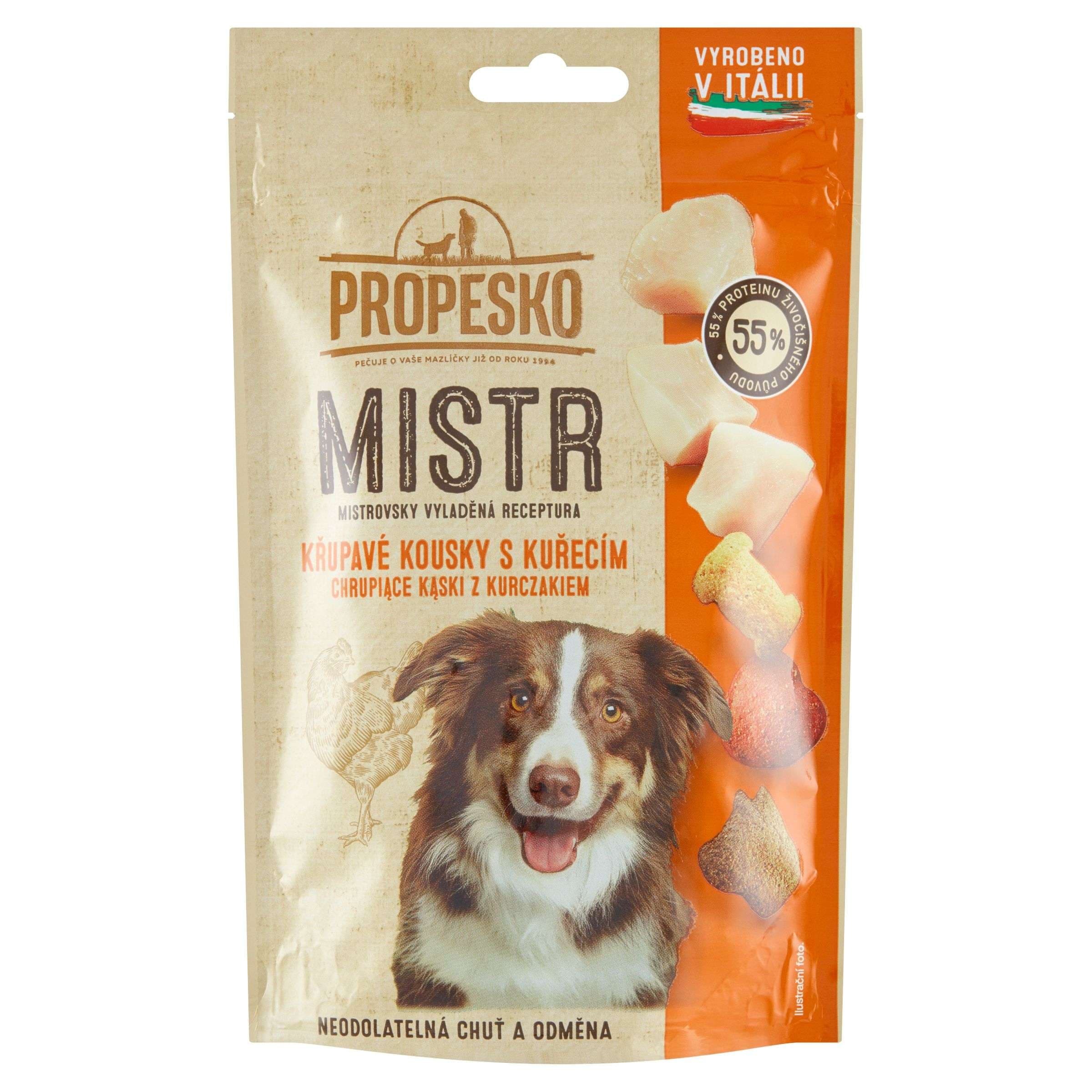 Propesko Mistr křupavé kousky s kuřecím 60 g