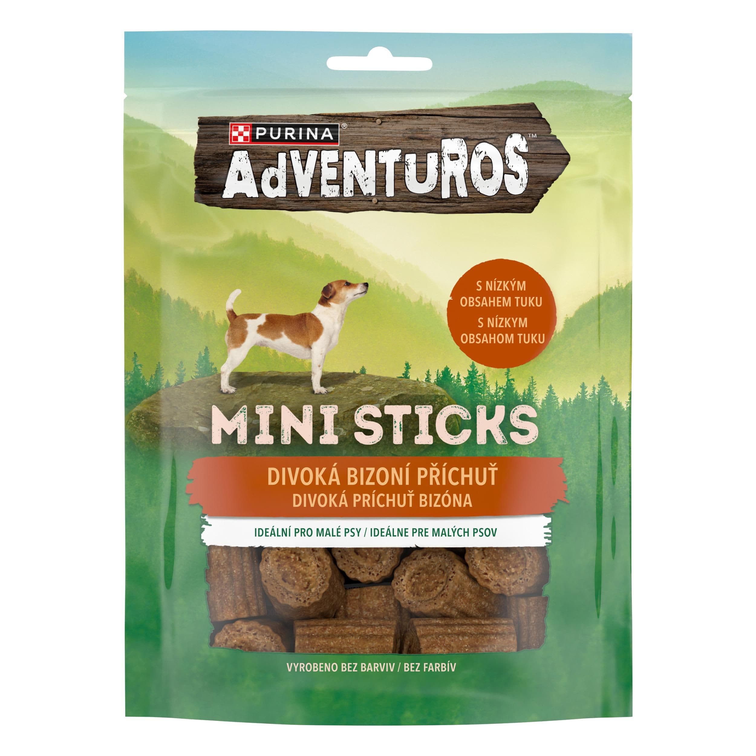 Adventuros mini sticks s  bizonem 90g