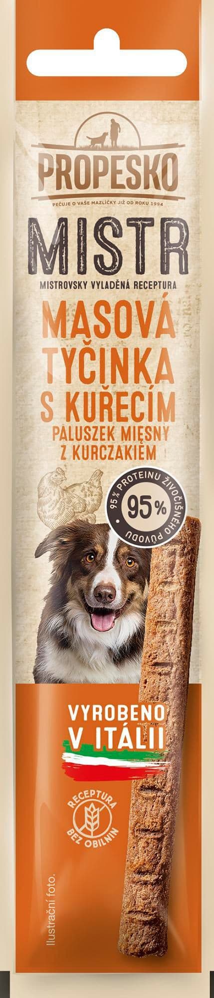 Propesko Mistr snack pes masové tyčinky kuřecí 10g