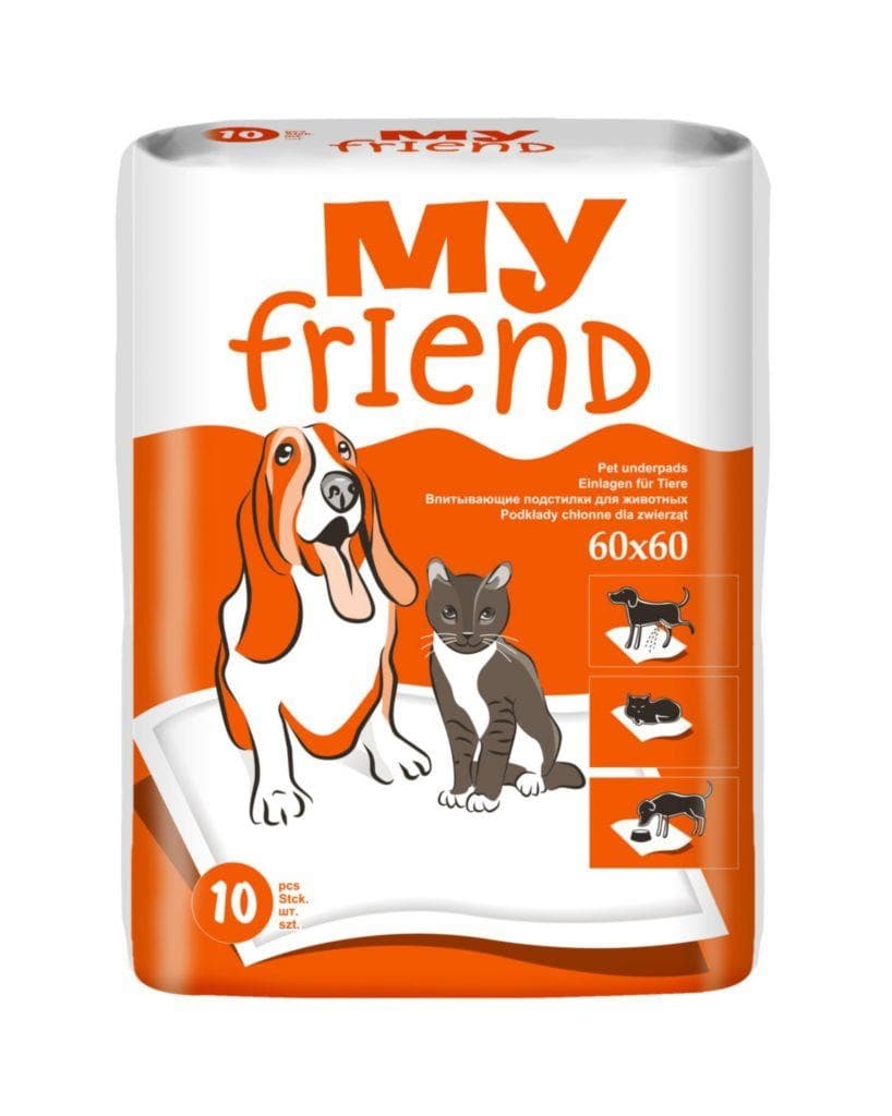 My Friend absorpční podložky pro psy a kočky 60 x 60 cm, 10 ks<br>
