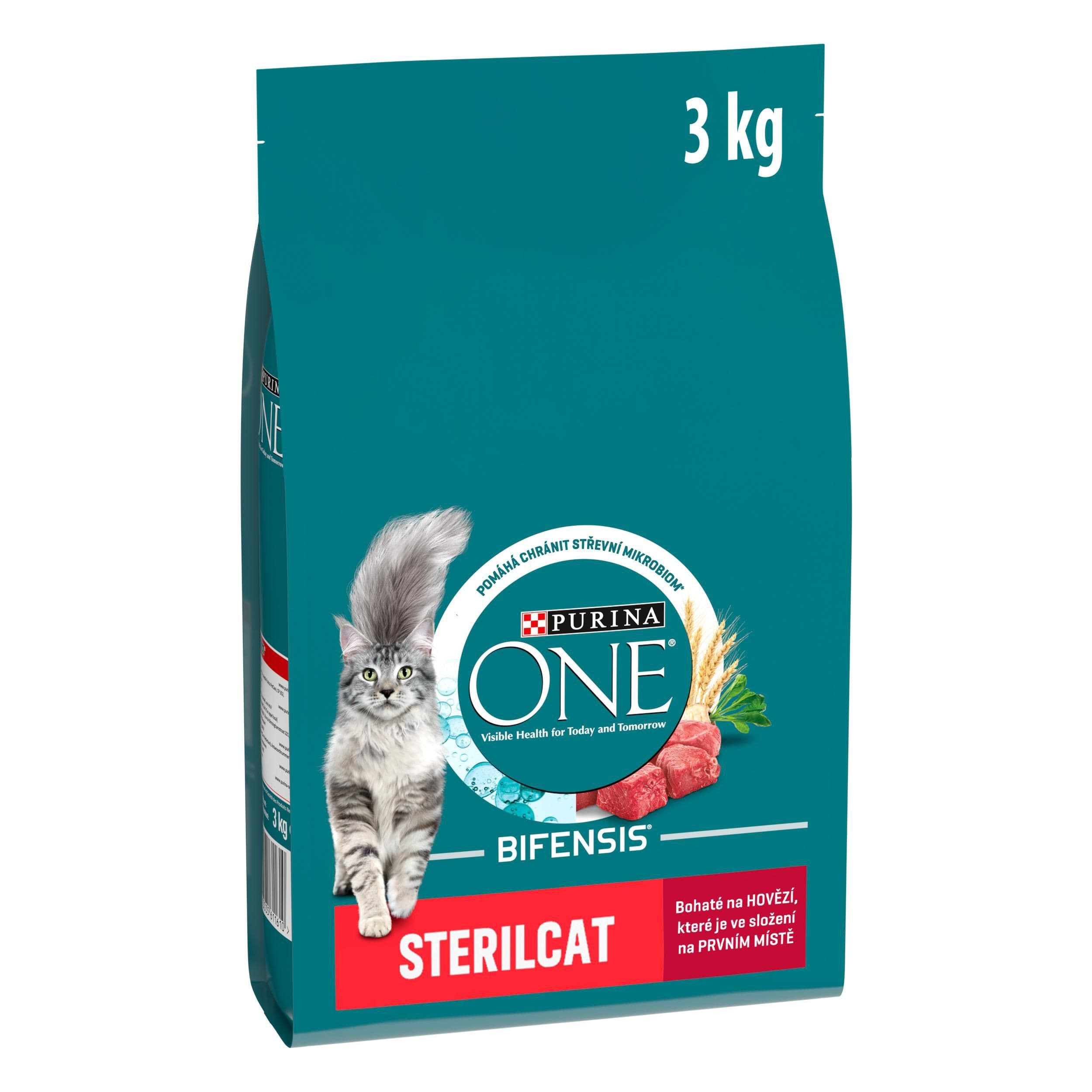 Purina ONE Sterilcat Bohaté na hovězí a pšenici 3kg