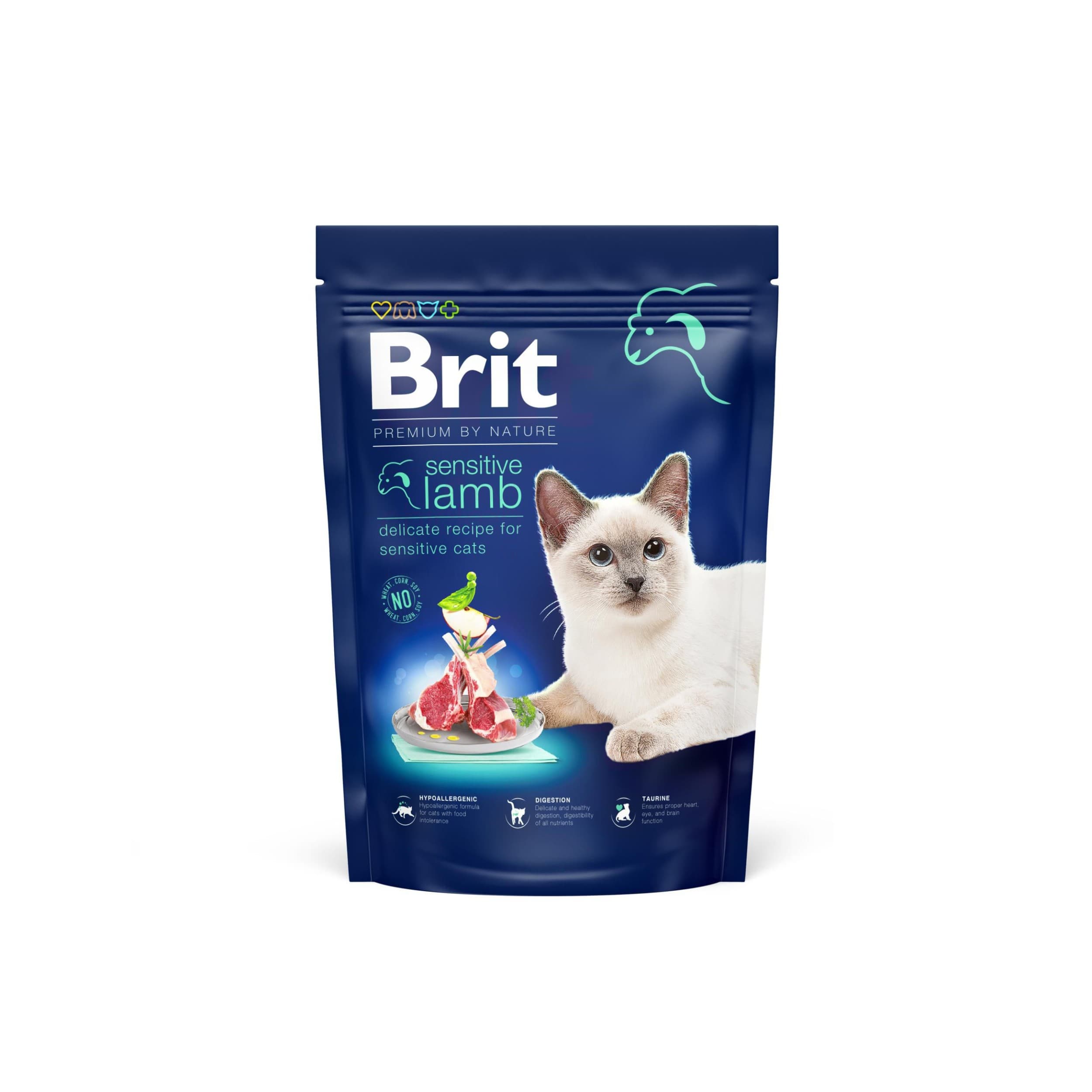 Brit Premium by Nature Cat. Sensitive Lamb,  800 g