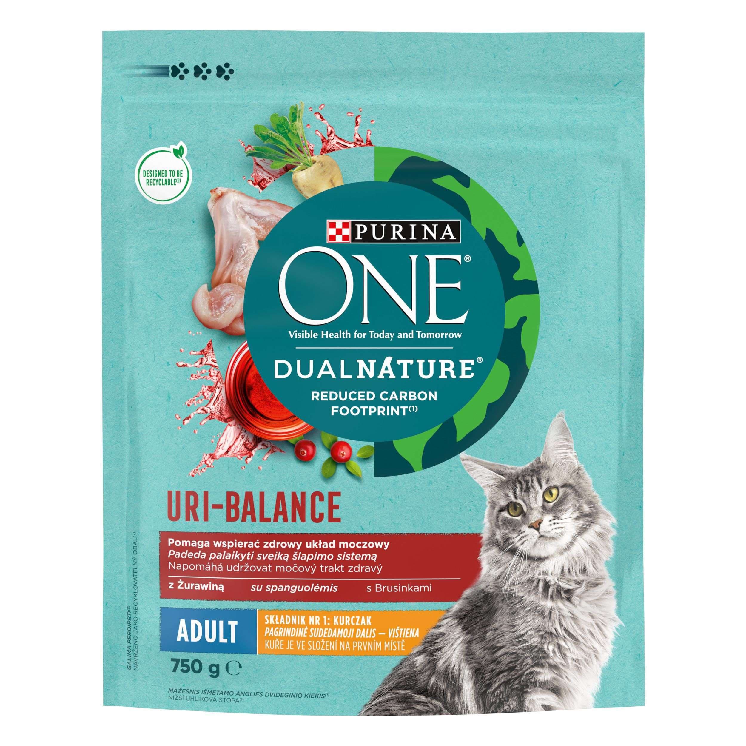 Purina ONE Dual Nature Adult s kuřetem a brusinkami 750 g
