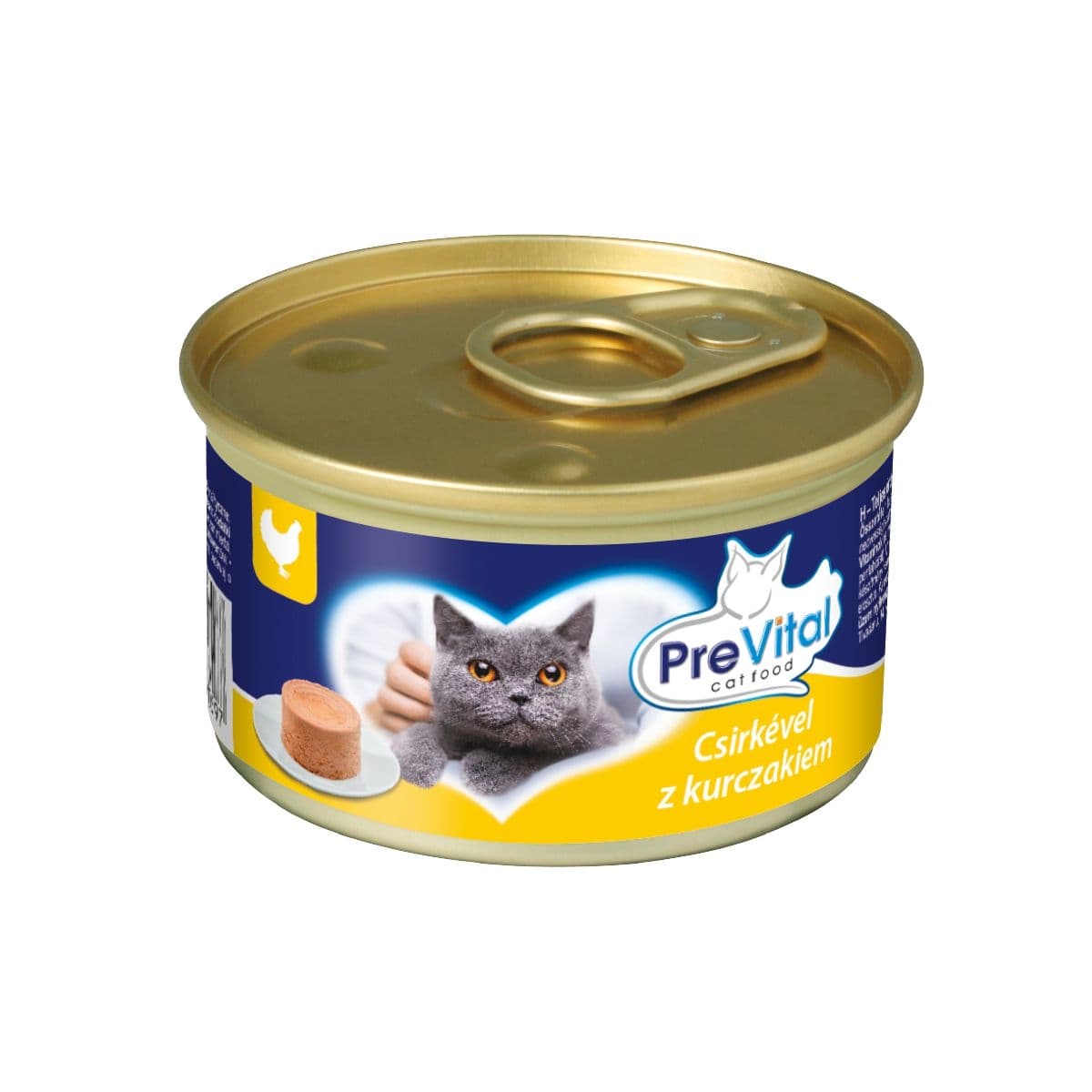 Prevital konzerva pro kočku s kuřecím masem 85g